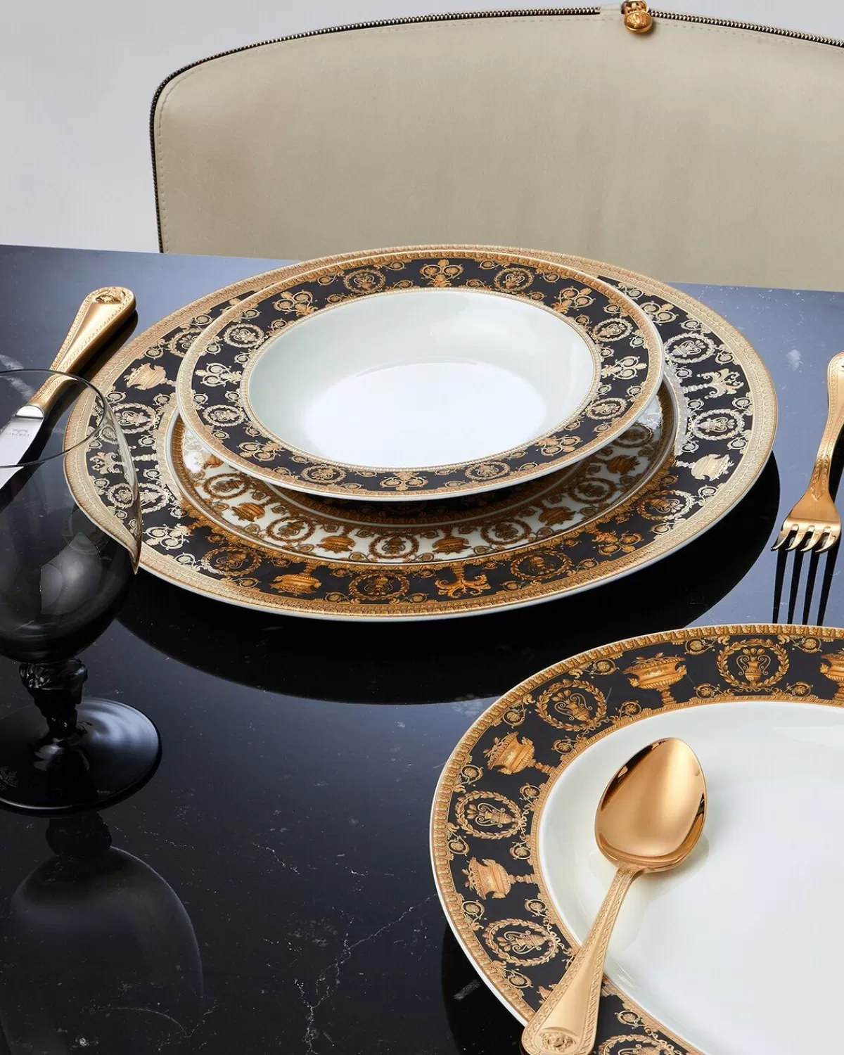 Versace Assiette Creuse I Baroque 22 Cm