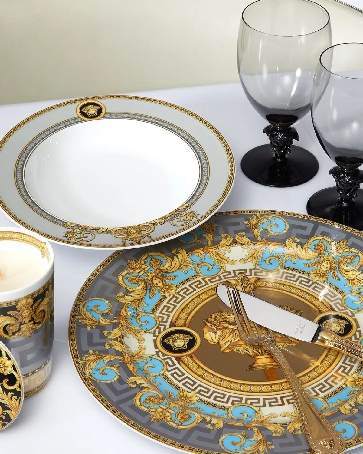 Versace Assiette Creuse Prestige Gala 22 Cm