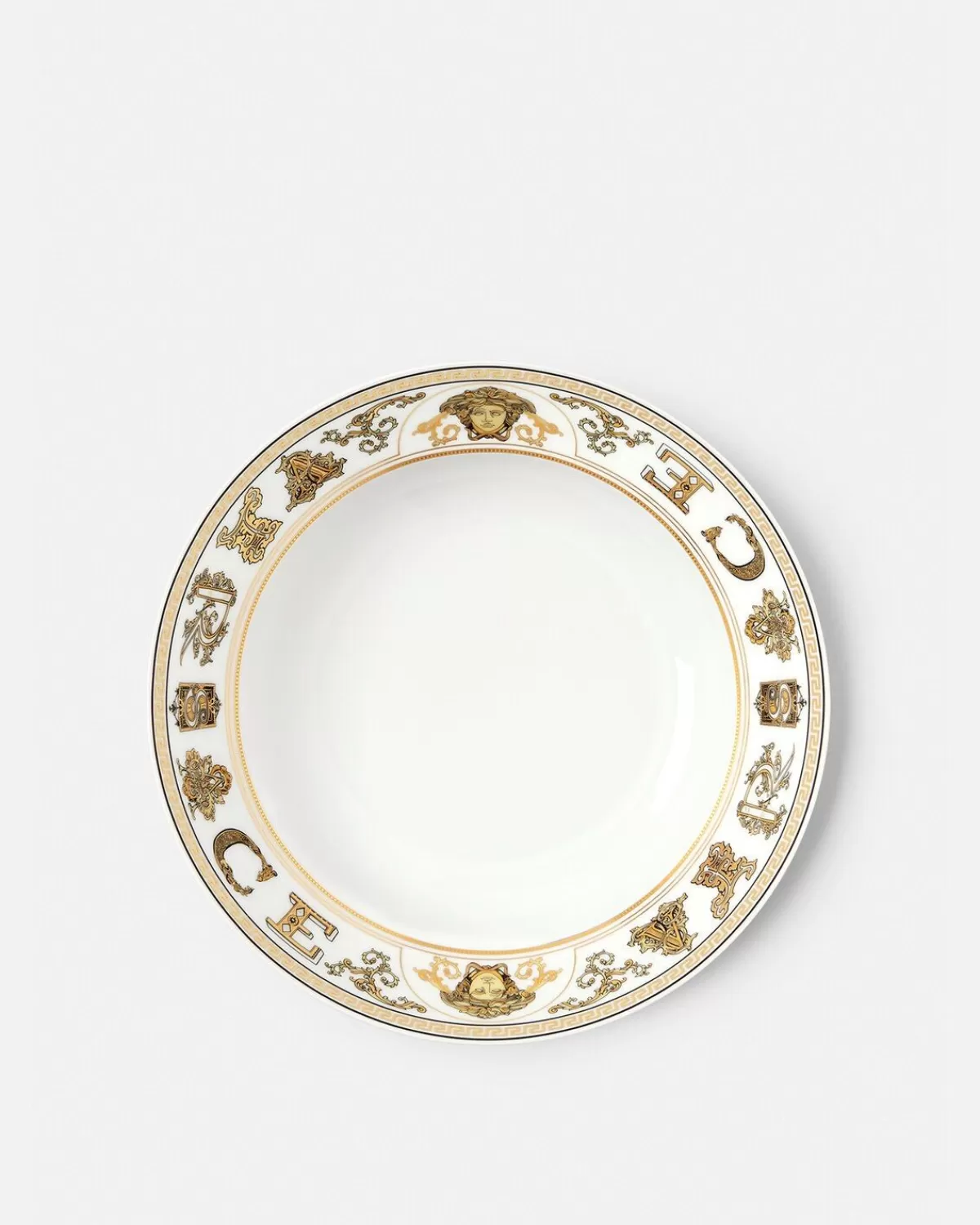 Versace Assiette Creuse Virtus Gala 22 Cm