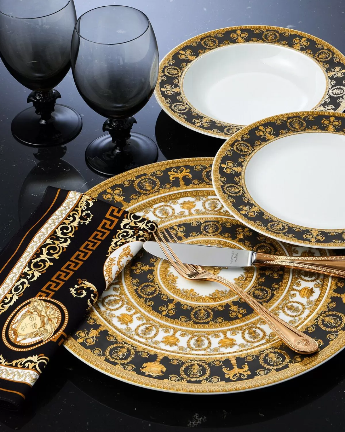 Versace Assiette De Presentation I Baroque 33 Cm