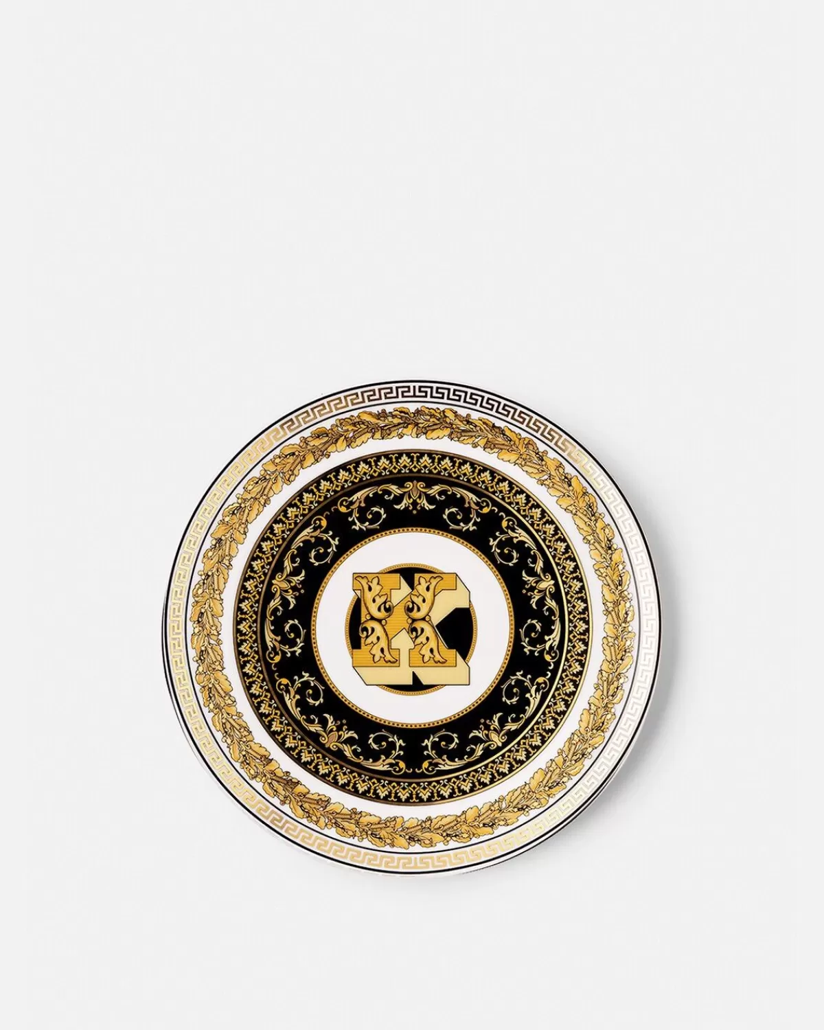 Versace Assiette K Virtus Alphabet 17 Cm