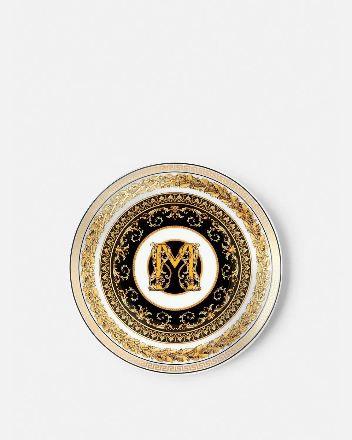 Versace Assiette M Virtus Alphabet 17 Cm