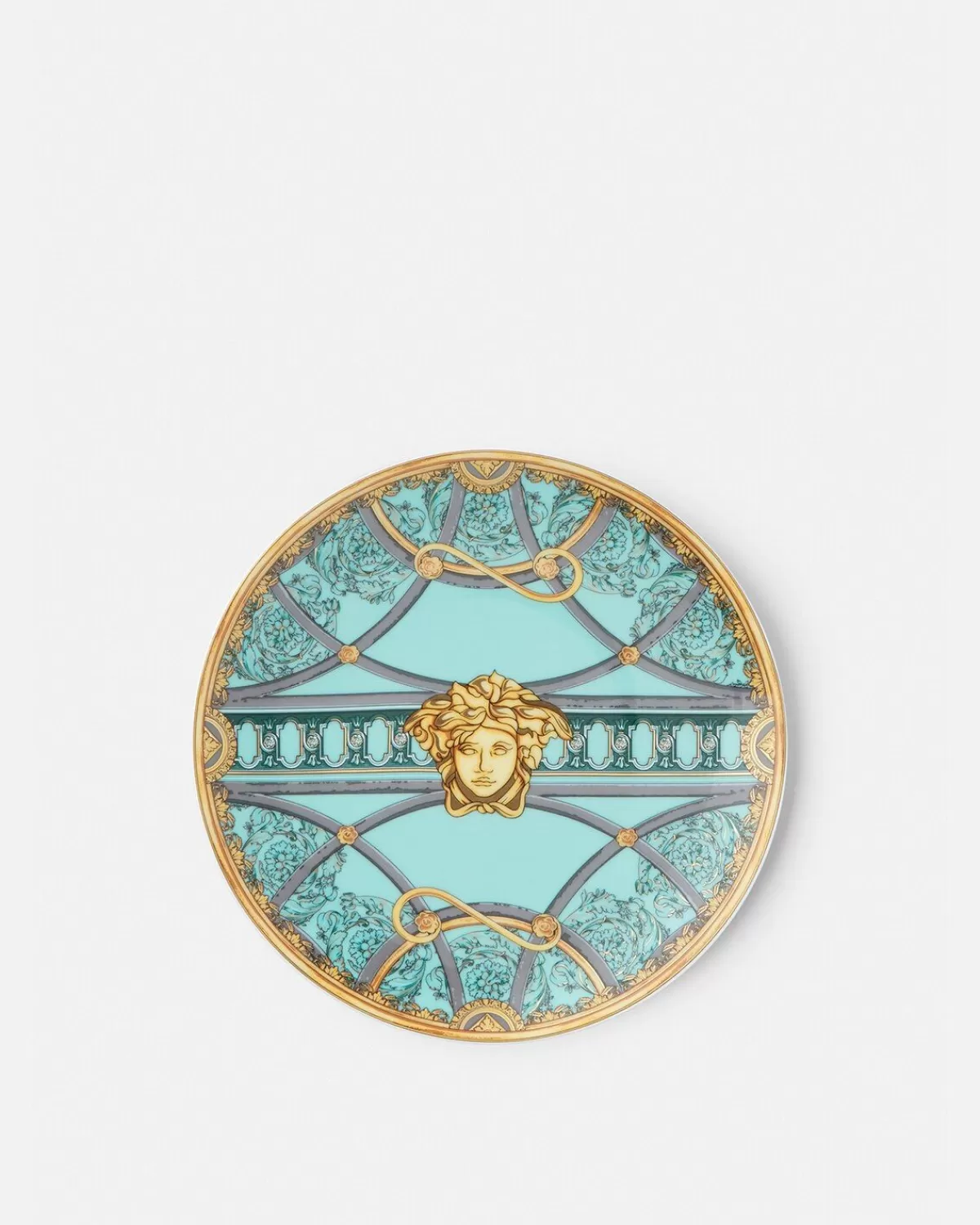 Versace Assiette Scala Del Palazzo Verde 17 Cm