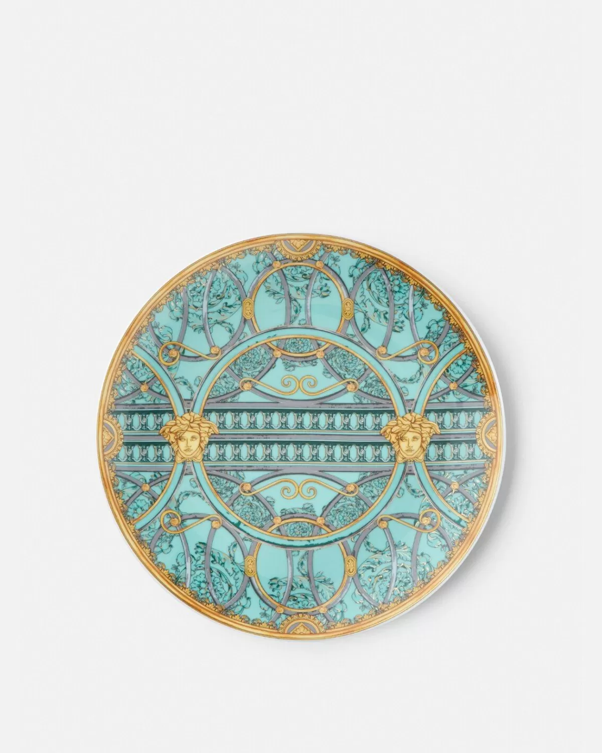 Versace Assiette Scala Del Palazzo Verde 21 Cm