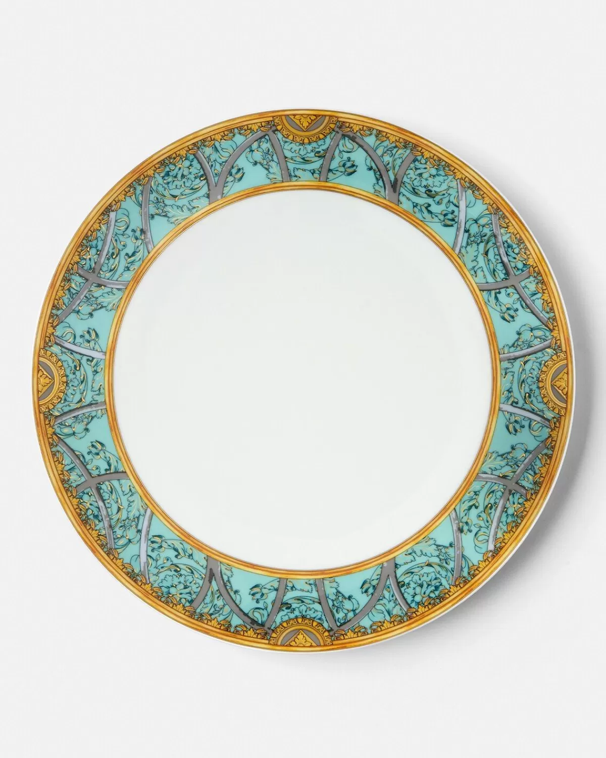 Versace Assiette Scala Del Palazzo Verde 28 Cm