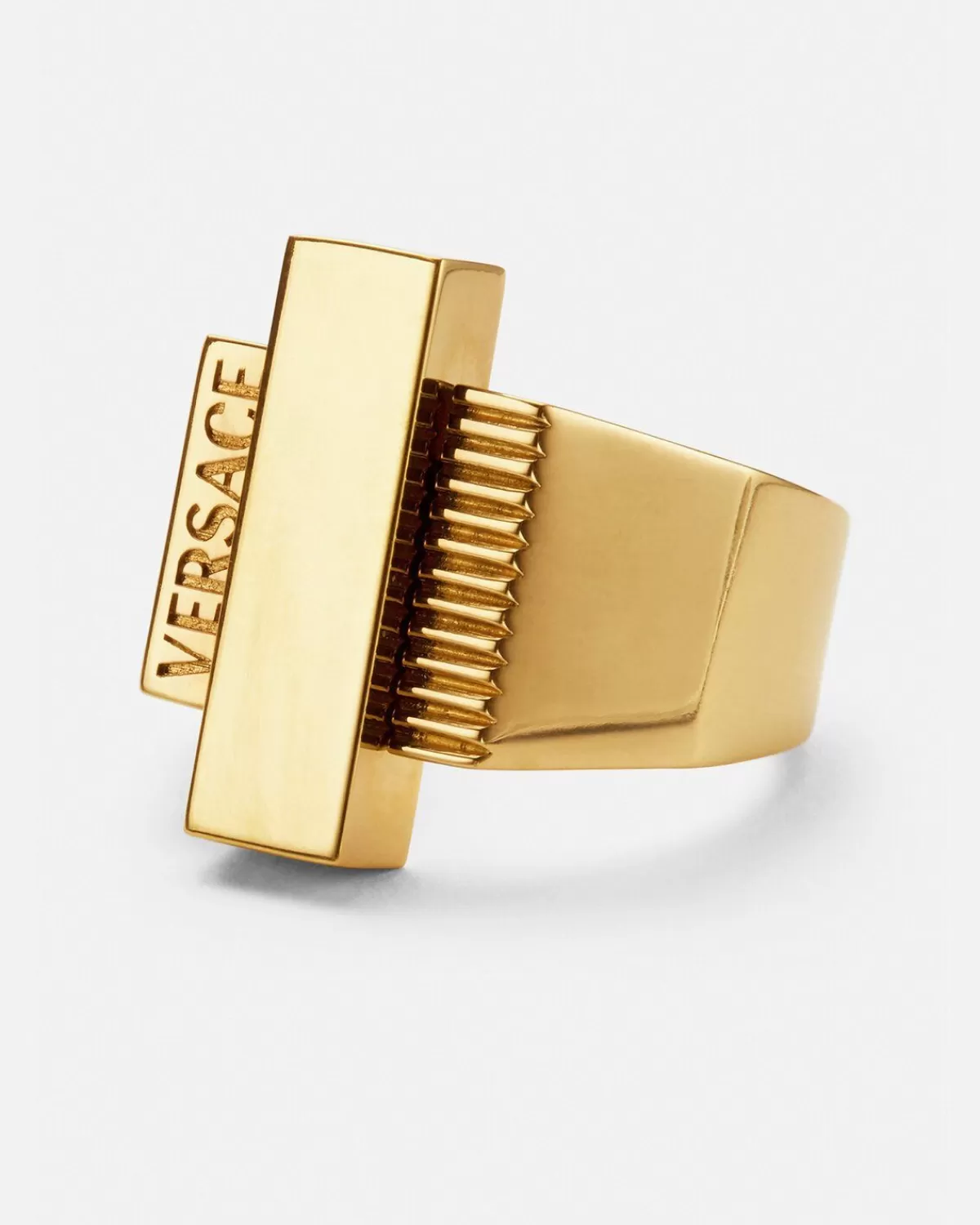 Homme Versace Bague A Logo Greca