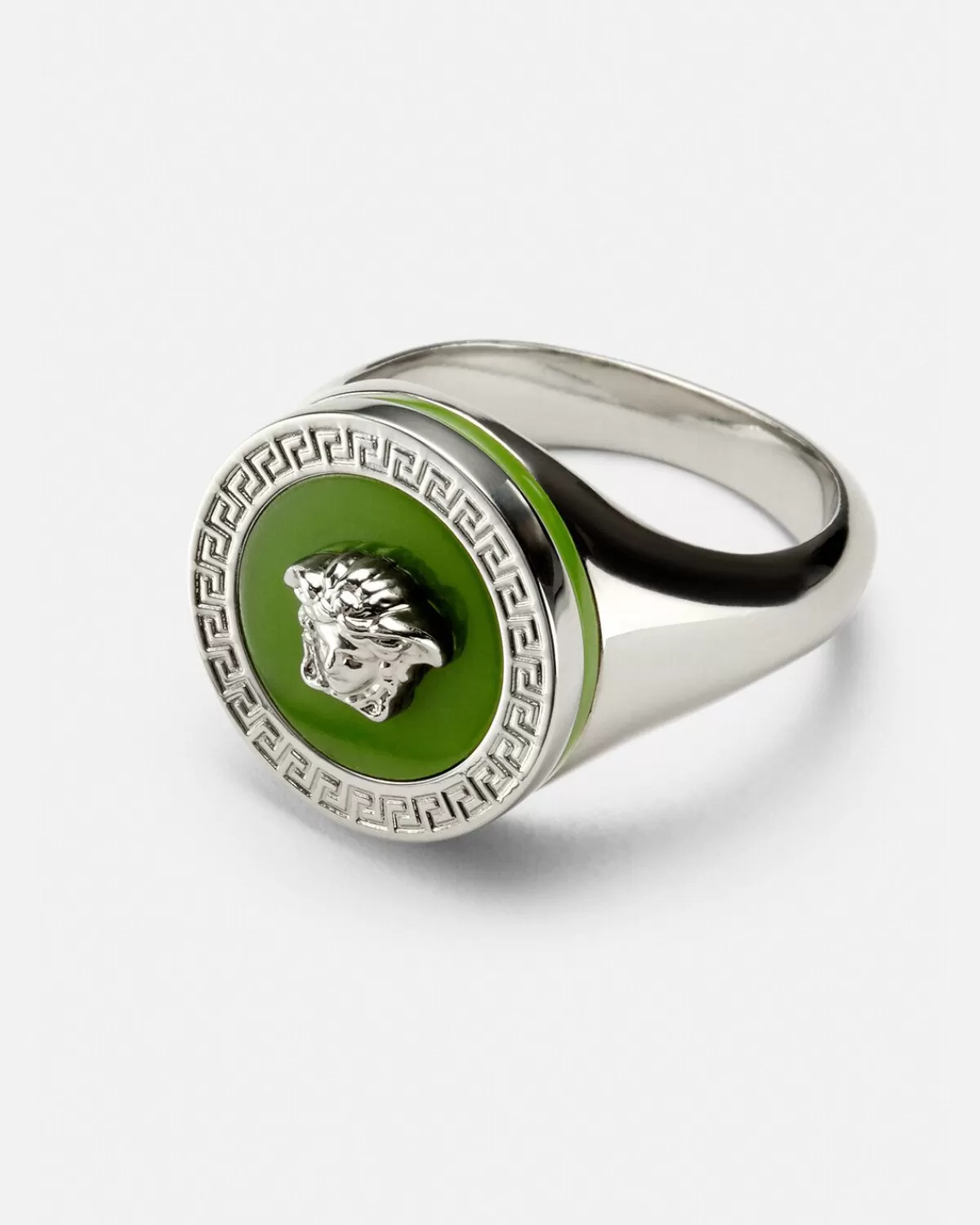 Homme Versace Bague Medusa En Email