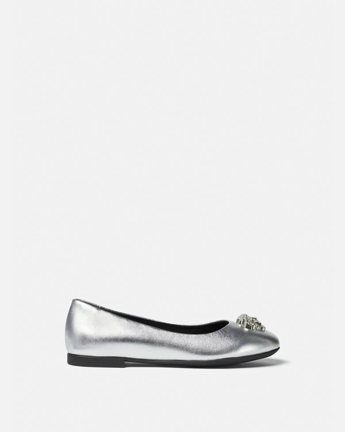 Enfant Versace Ballerines La Medusa Kids Metallisees