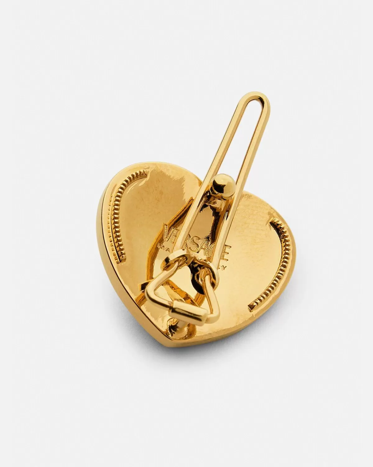 Enfant Versace Barrette A Cheveux Coeur Medusa Kids