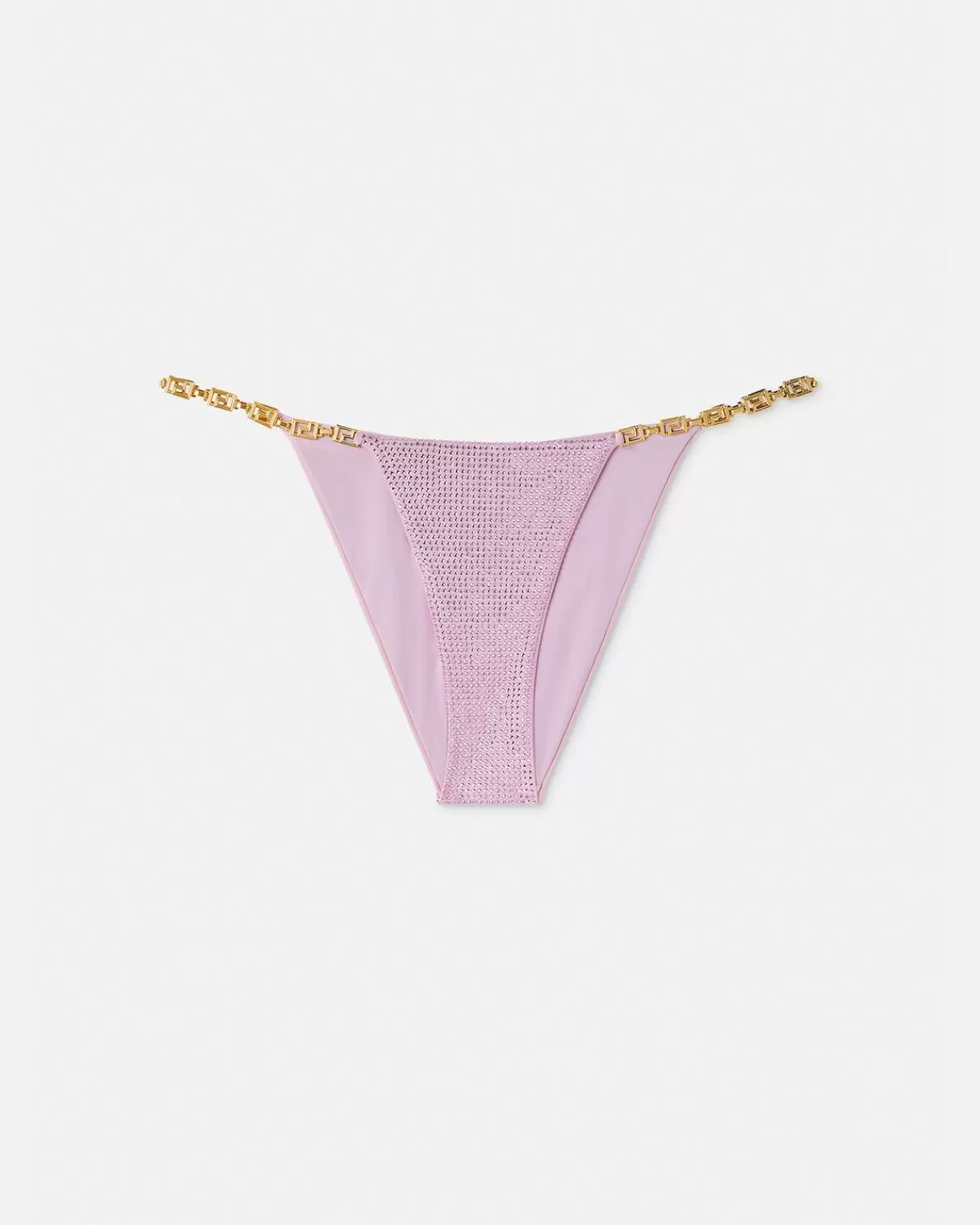 Femme Versace Bas De Bikini A Cristaux Greca