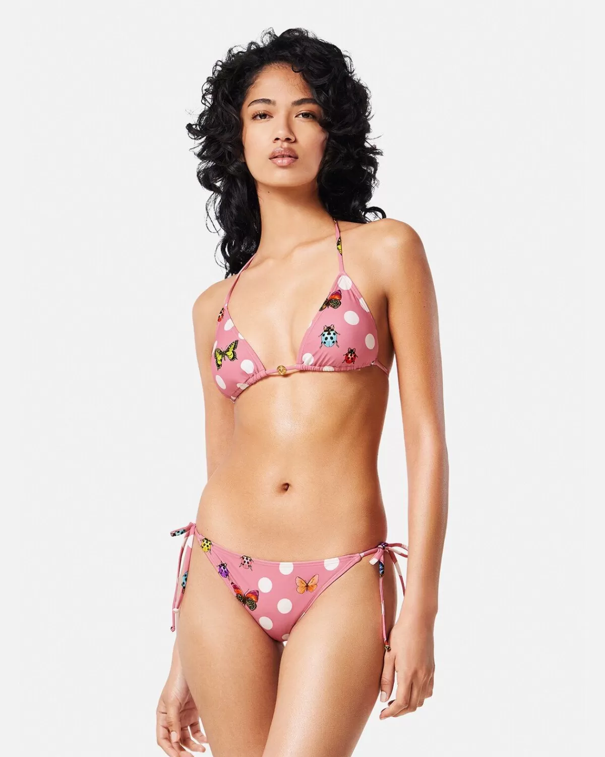 Femme Versace Bas De Bikini A Papillons