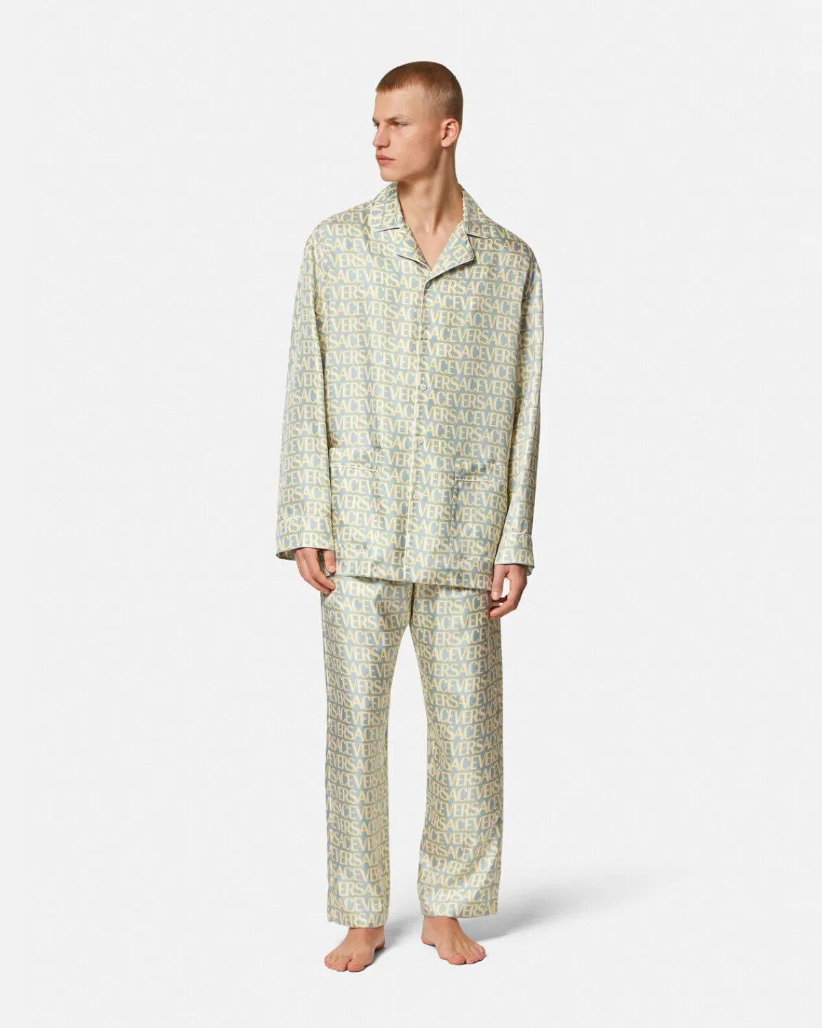 Homme Versace Bas De Pyjama Allover