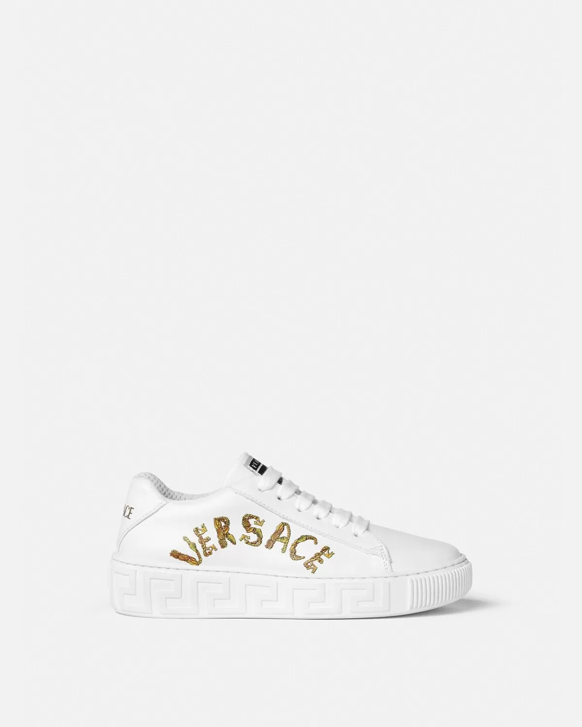 Enfant Versace Baskets Seashell Baroque Greca Kids