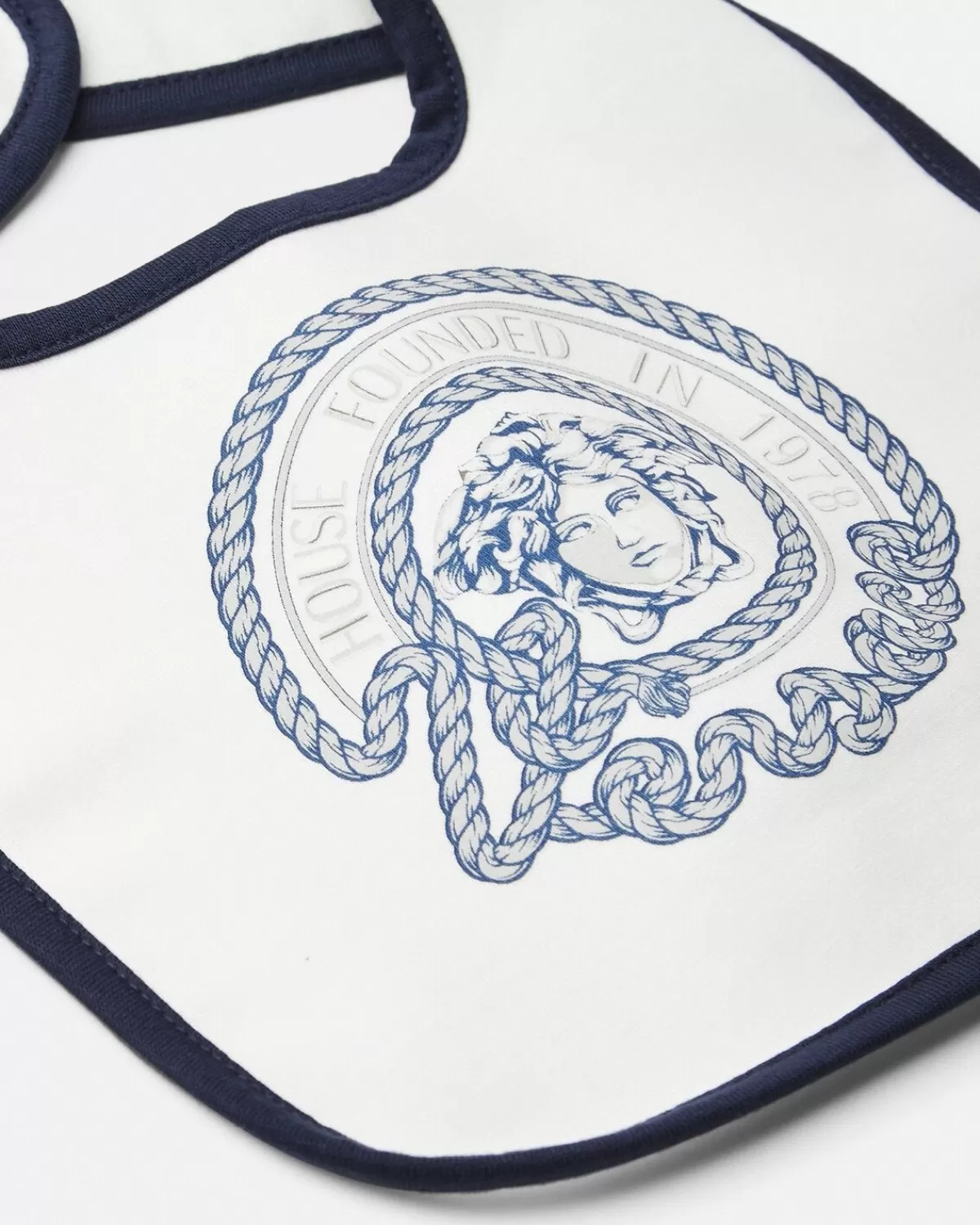 Enfant Versace Bavoir Nautical Medusa Baby