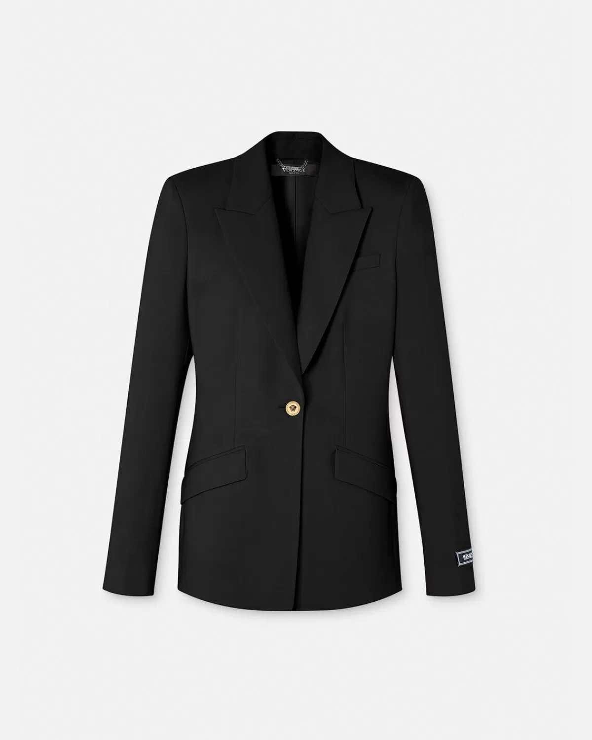 Femme Versace Blazer A Boutonnage Droit