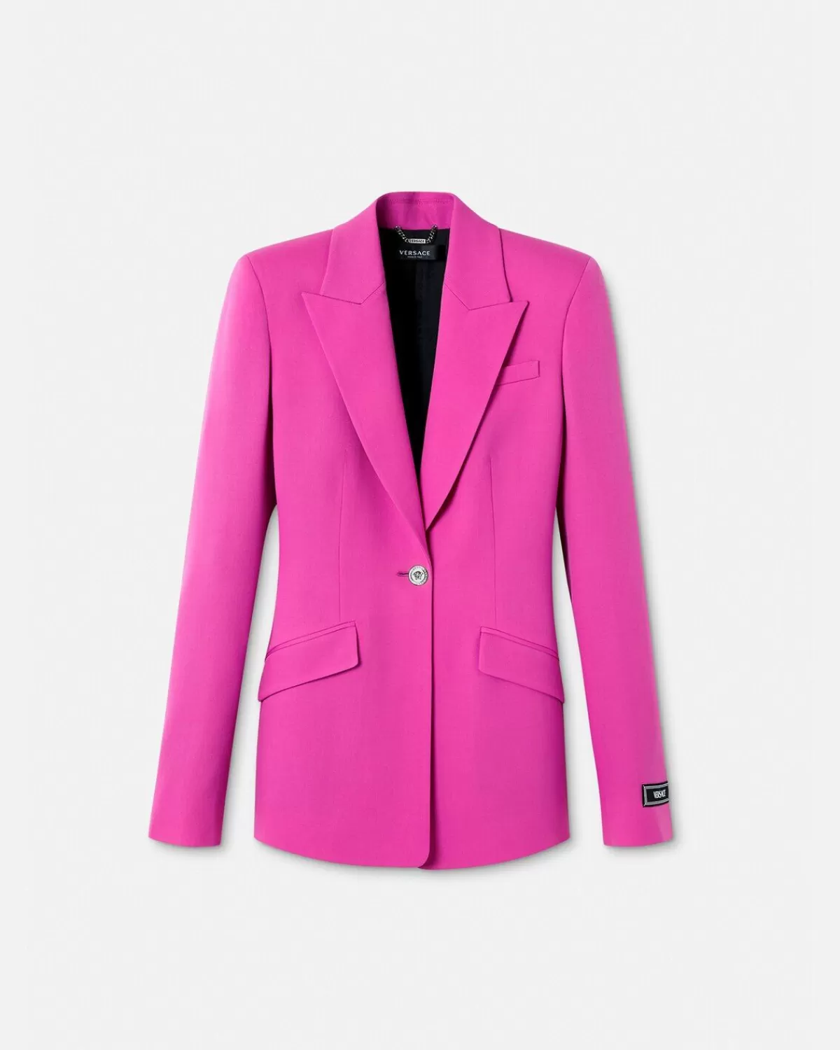 Femme Versace Blazer A Boutonnage Droit