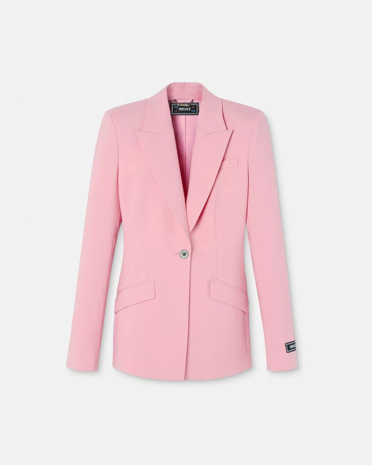 Femme Versace Blazer A Boutonnage Droit