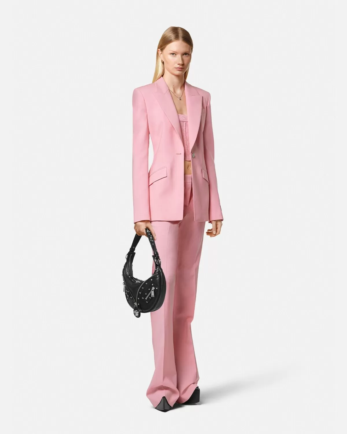 Femme Versace Blazer A Boutonnage Droit