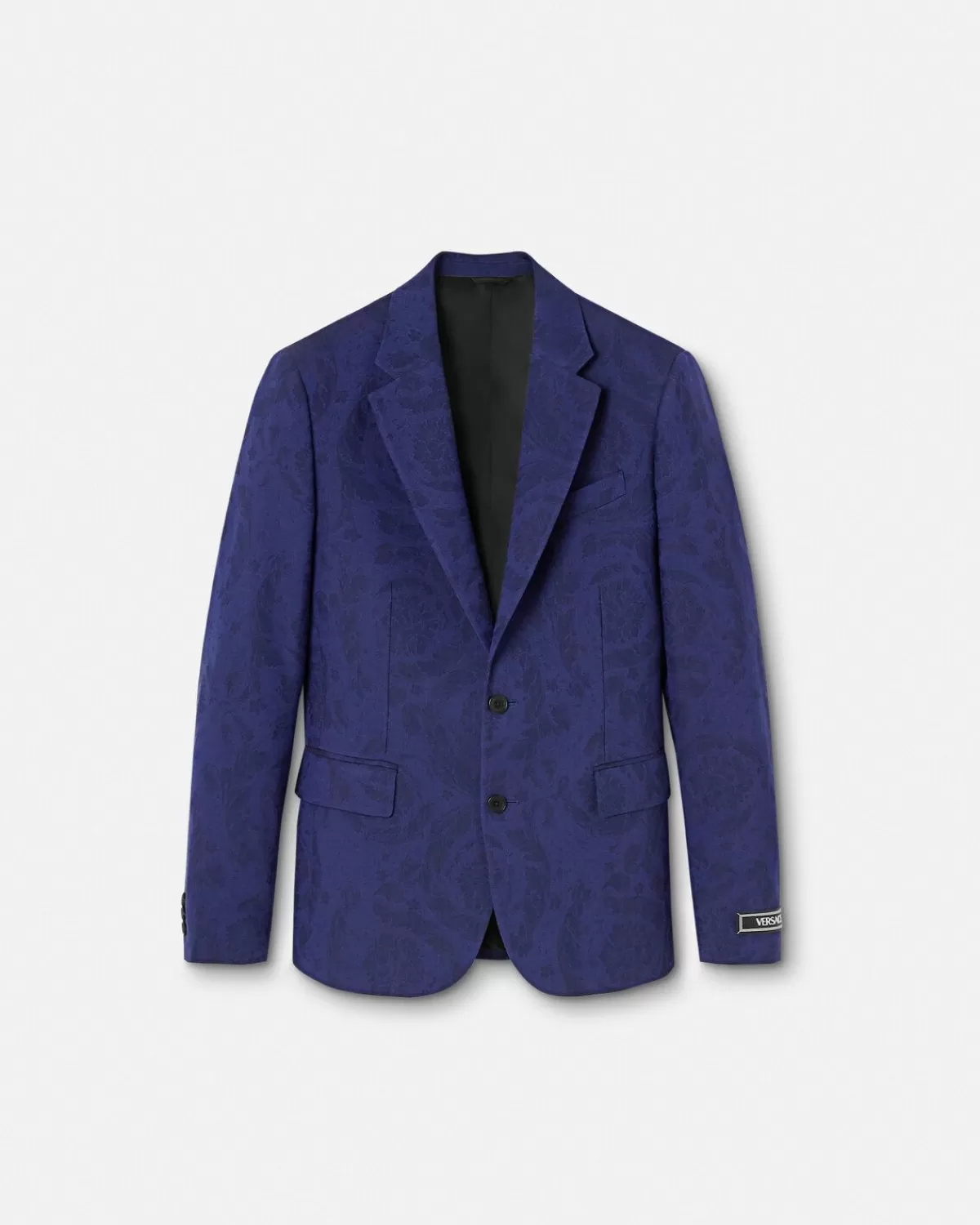 Homme Versace Blazer A Coupe Droite En Jacquard Barocco