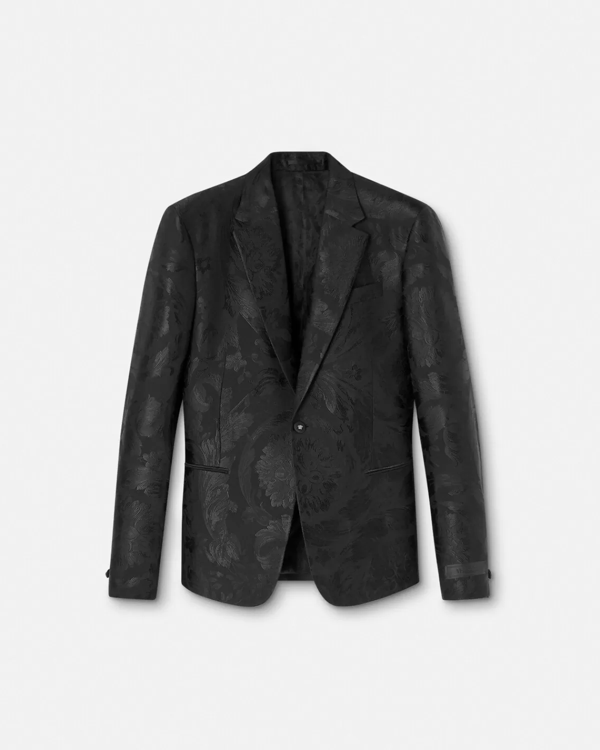 Homme Versace Blazer A Coupe Droite En Jacquard Barocco