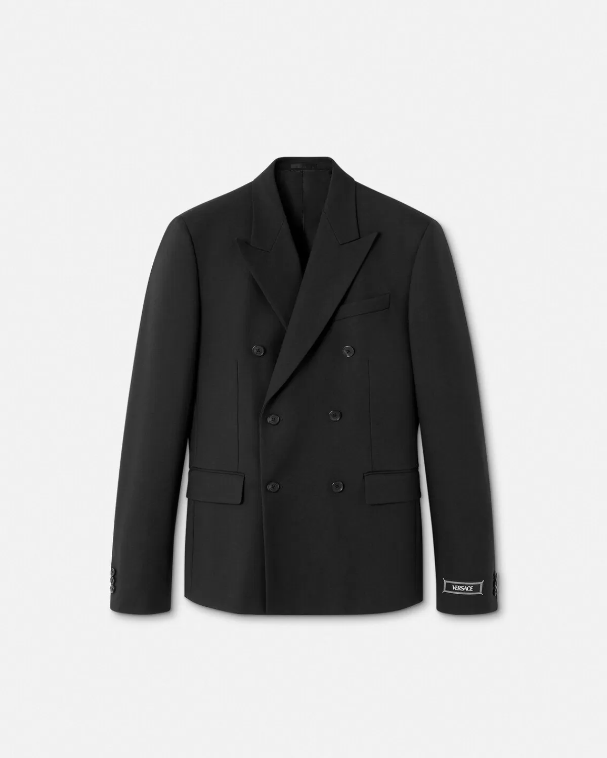 Homme Versace Blazer Croise En Laine