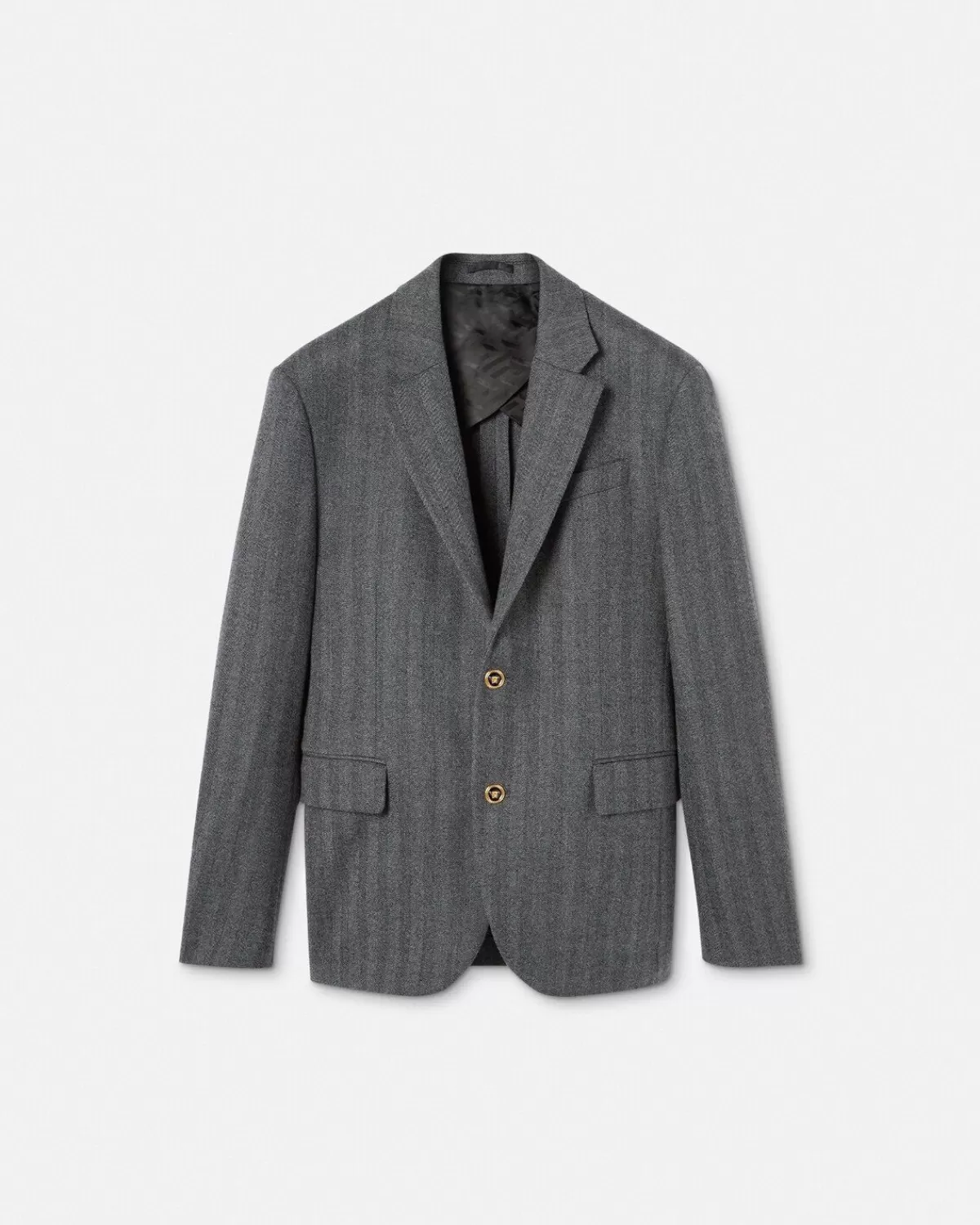 Homme Versace Blazer En Cachemire A Chevrons