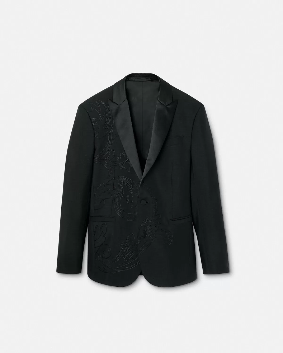 Homme Versace Blazer Habille Avec Broderie Barocco