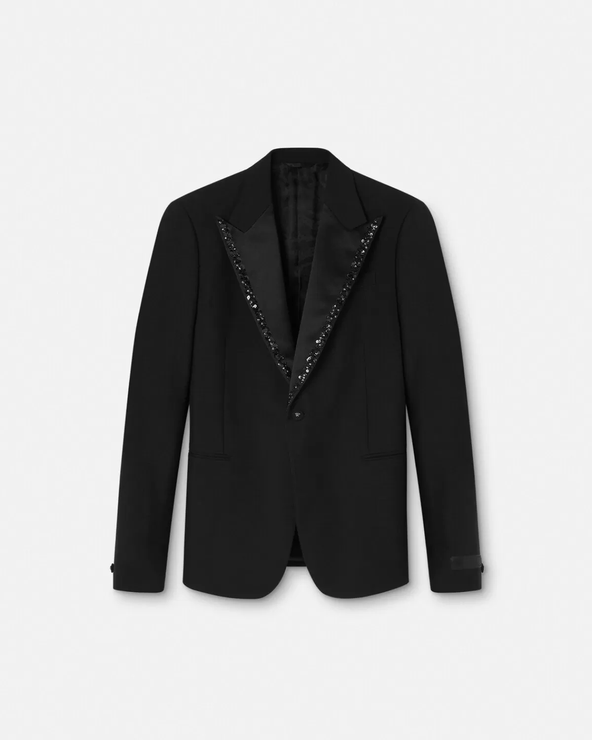 Homme Versace Blazer Ornemente A Boutonnage Droit