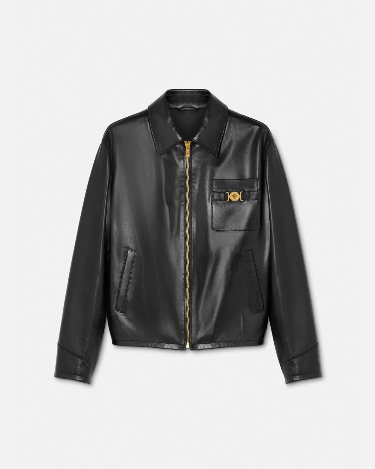 Homme Versace Blouson En Cuir