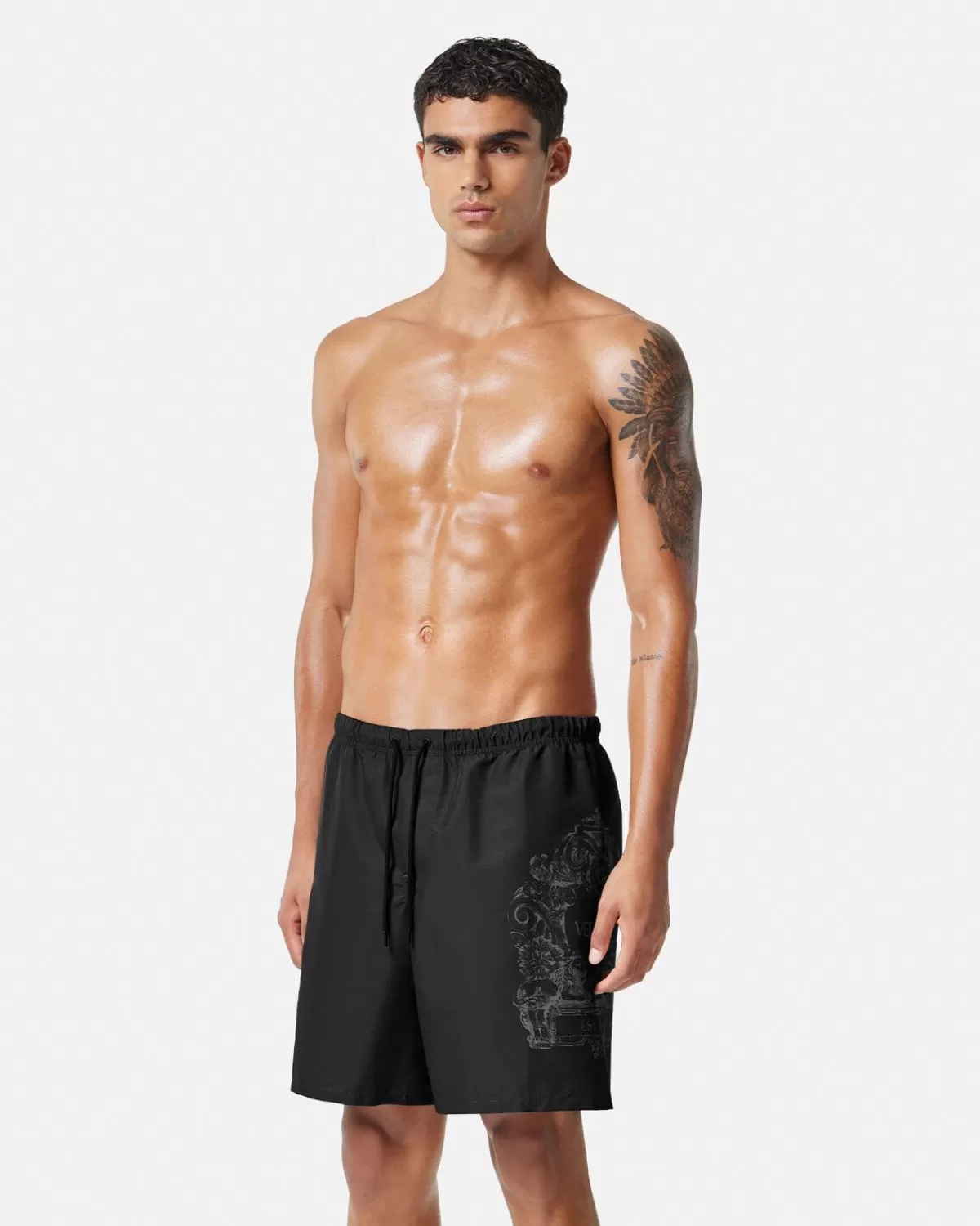 Homme Versace Boardshort Cartouche