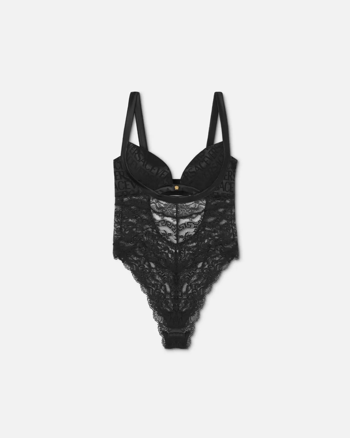 Femme Versace Body Allover Barocco En Dentelle