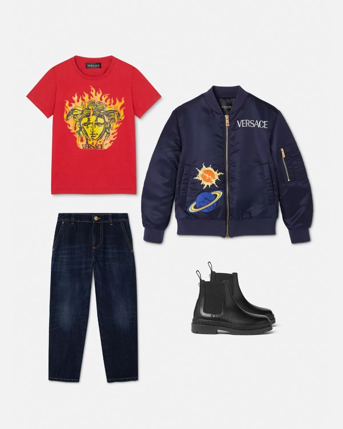 Enfant Versace Bomber Galaxy Kids