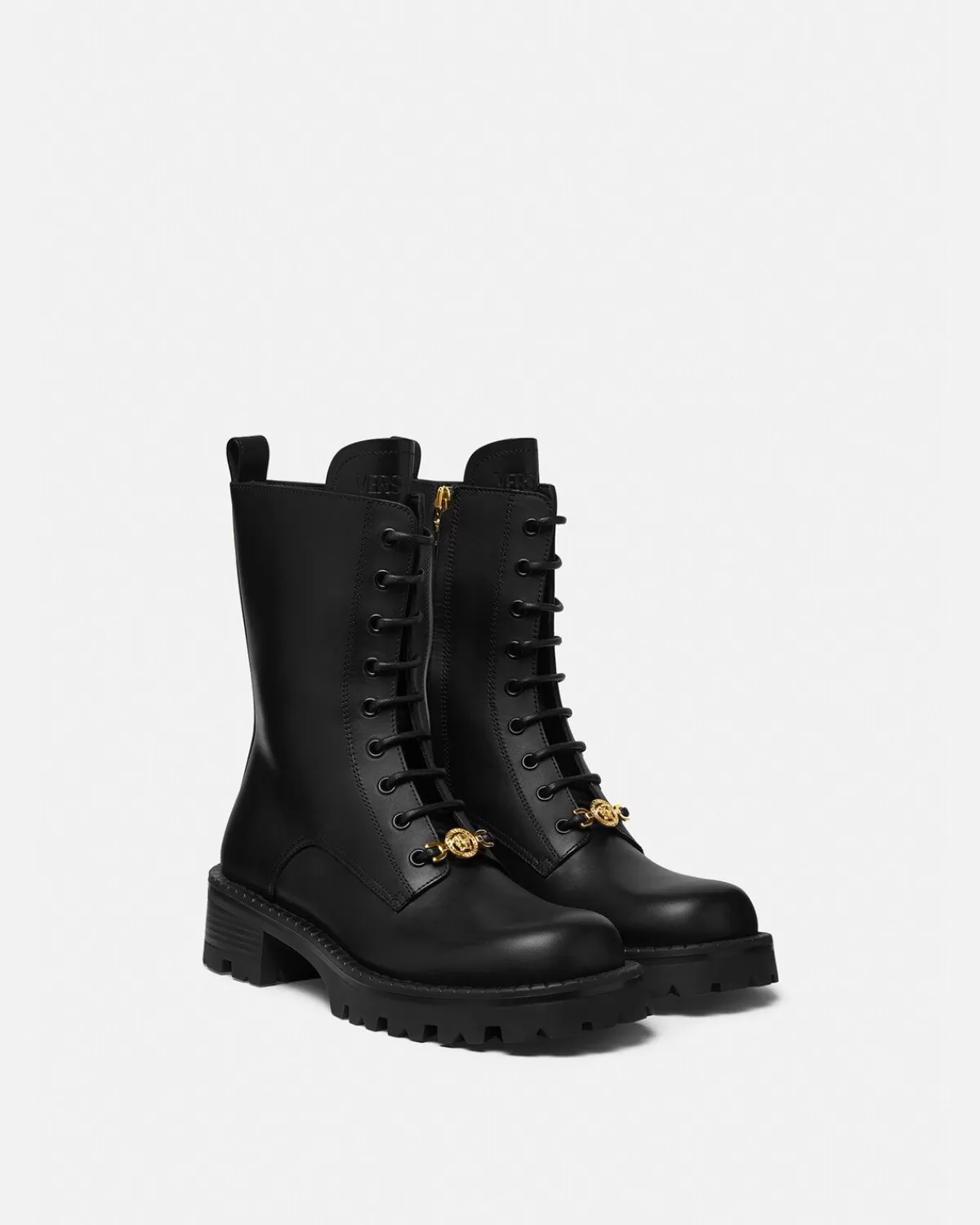 Femme Versace Bottes A Lacet Medusa '95