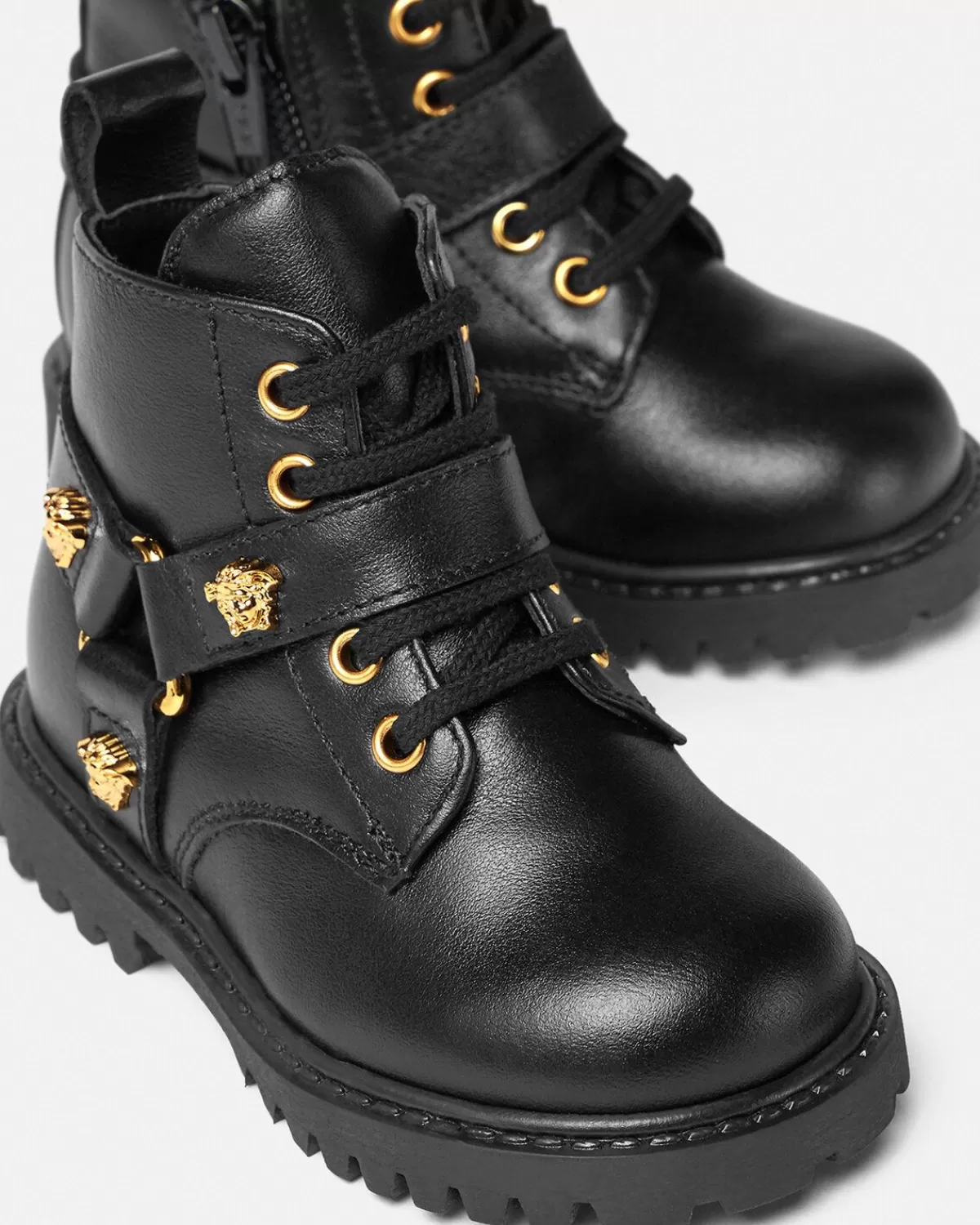 Enfant Versace Bottes De Motard Medusa Baby