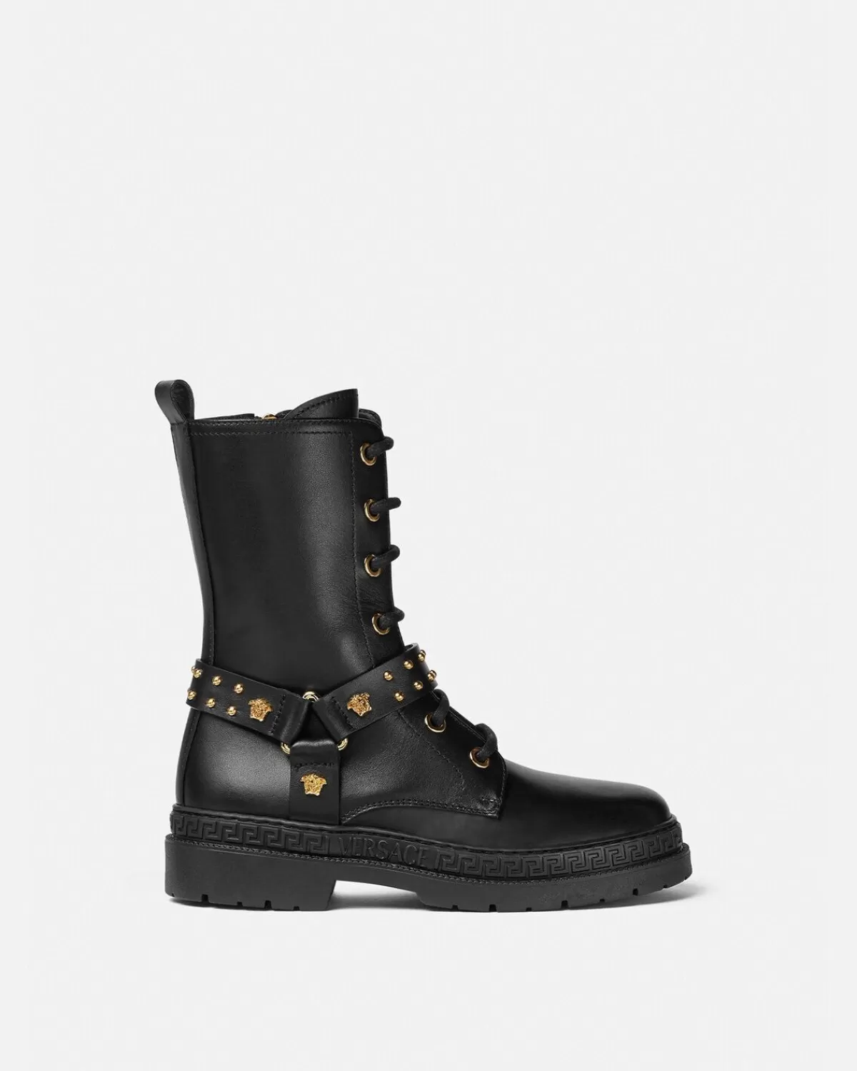 Enfant Versace Bottes De Motard Medusa Kids