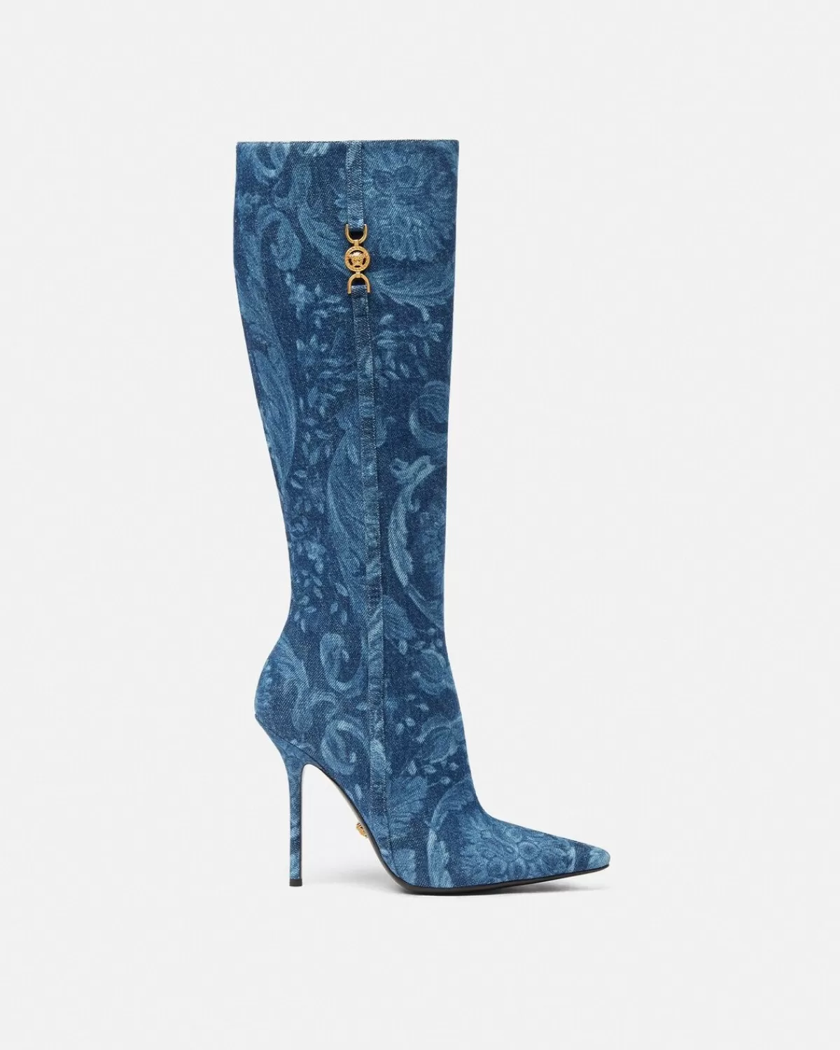 Femme Versace Bottes Hauteur Genou Barocco Medusa '95