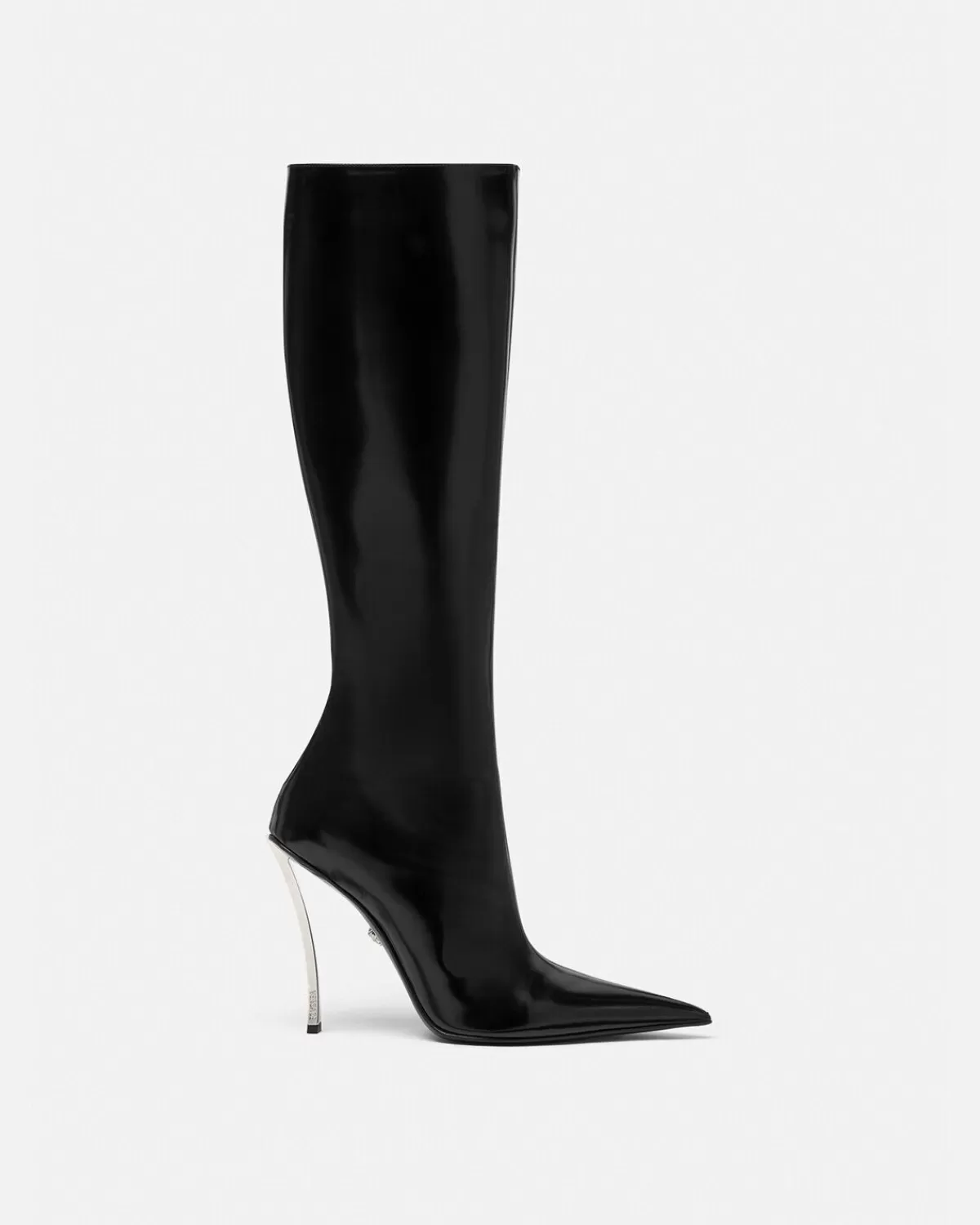 Femme Versace Bottes Hauteur Genoux Pin-Point