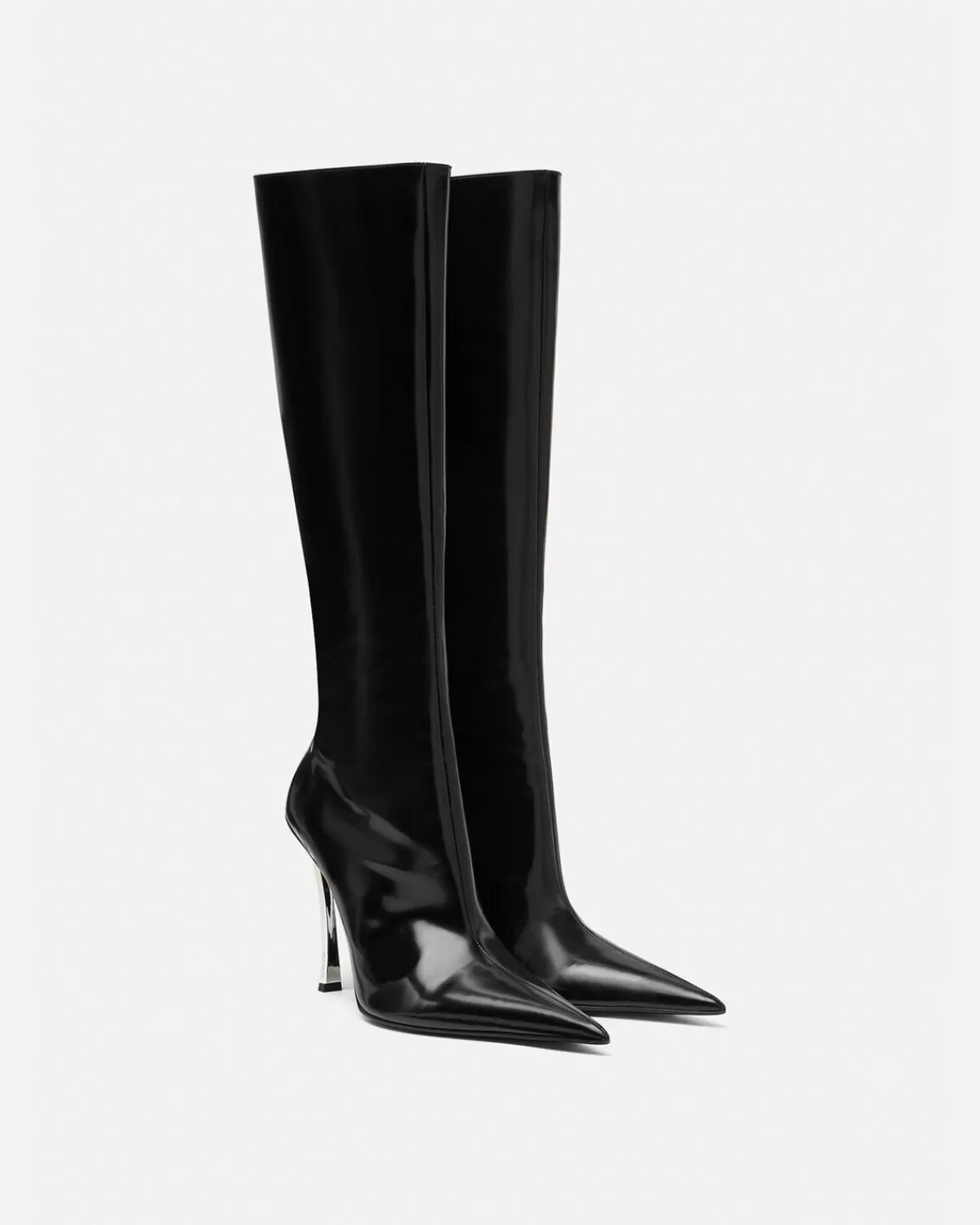 Femme Versace Bottes Hauteur Genoux Pin-Point