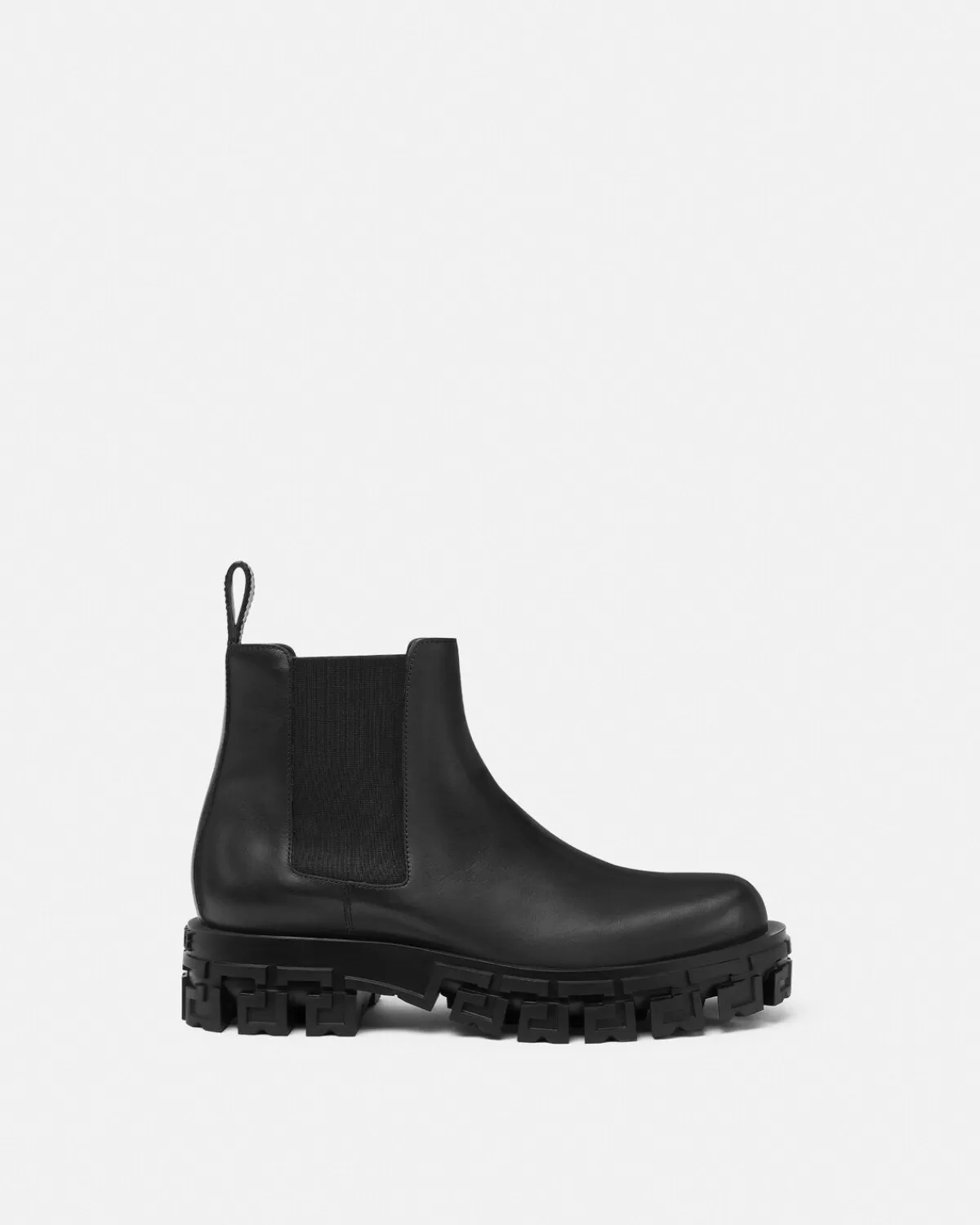 Homme Versace Bottines Chelsea Greca Portico