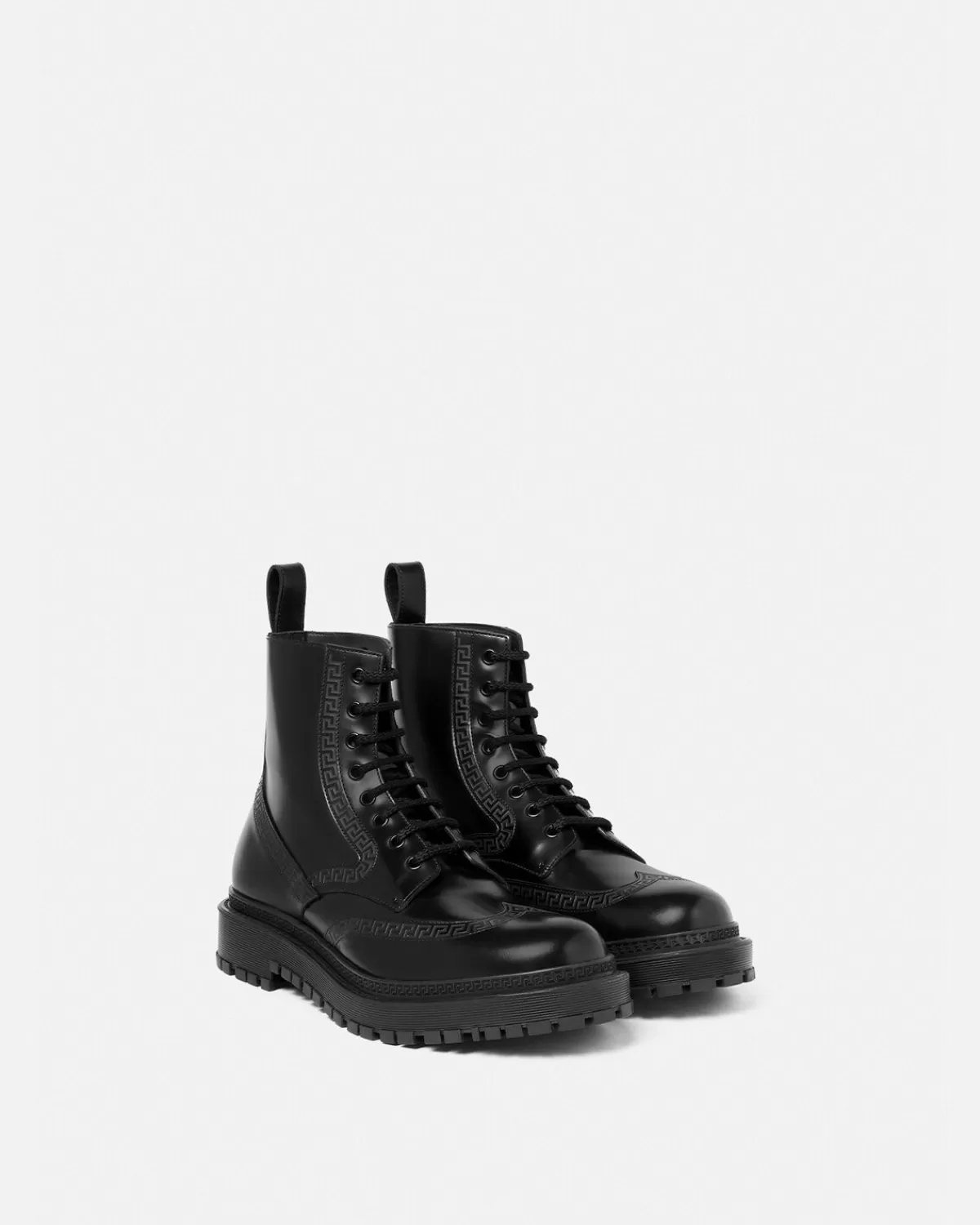 Homme Versace Bottines Greca