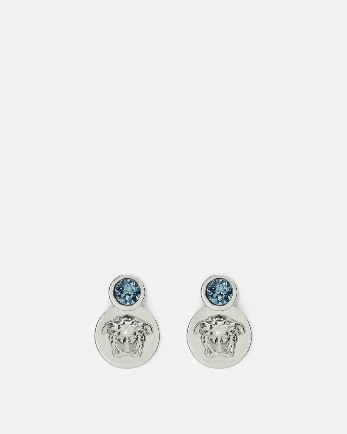 Homme Versace Boucles D'Oreilles Medusa Avec Cristaux