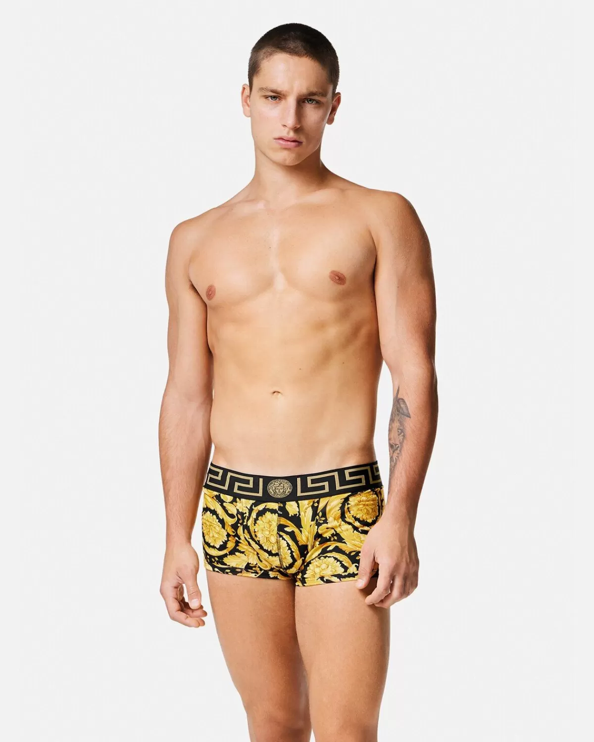 Homme Versace Boxer Adherent Barocco