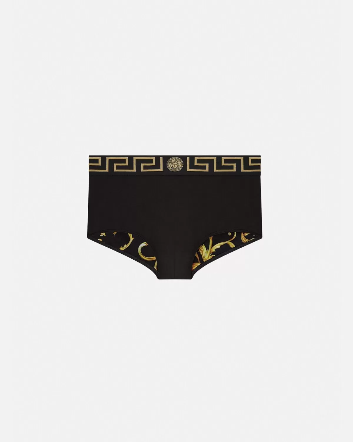 Homme Versace Boxer De Bain A Bordure Greca