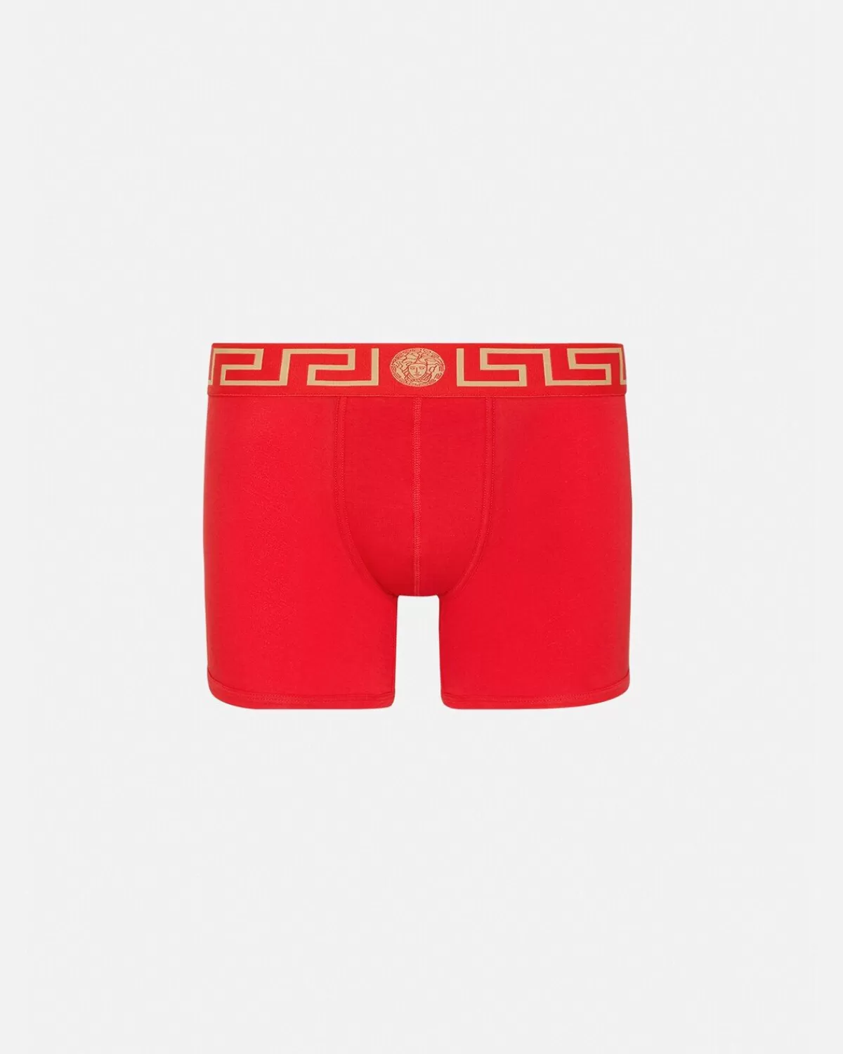 Homme Versace Boxer Long A Bordure Greca