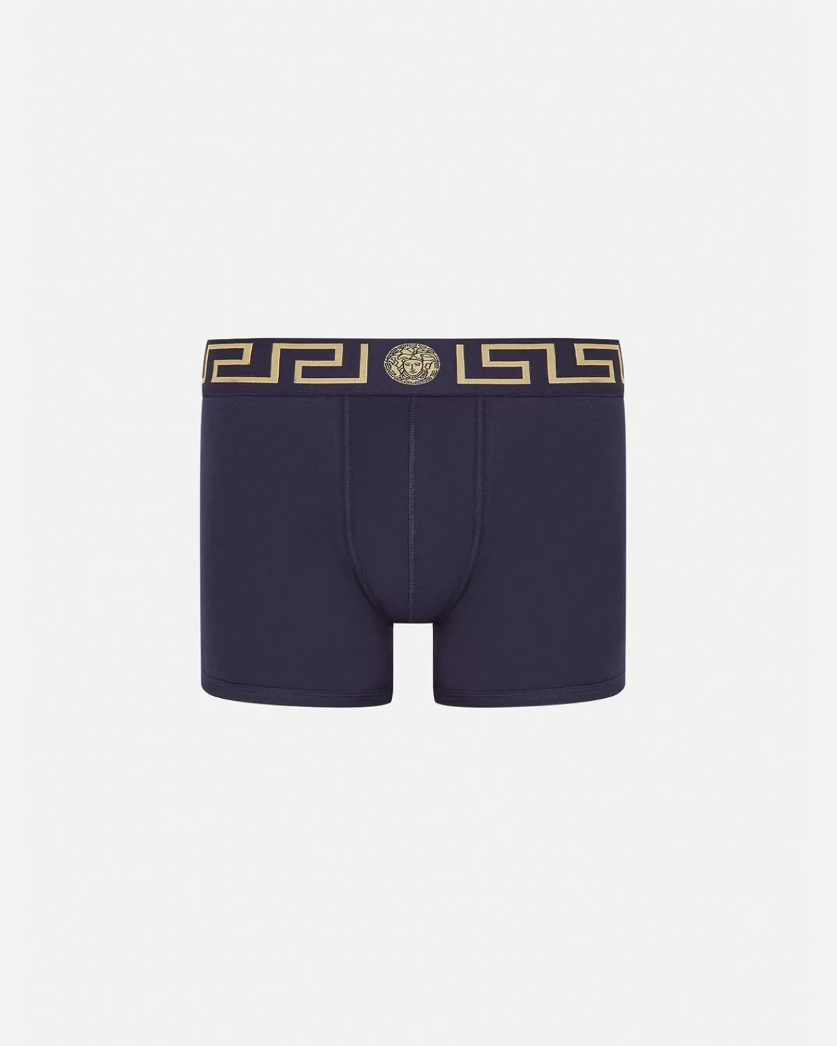 Homme Versace Boxer Long A Bordure Greca