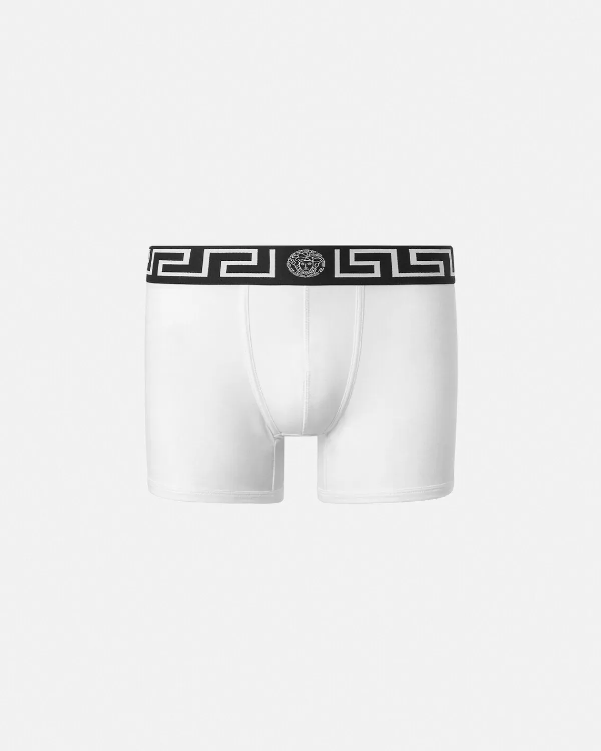 Homme Versace Boxer Long A Bordure Greca