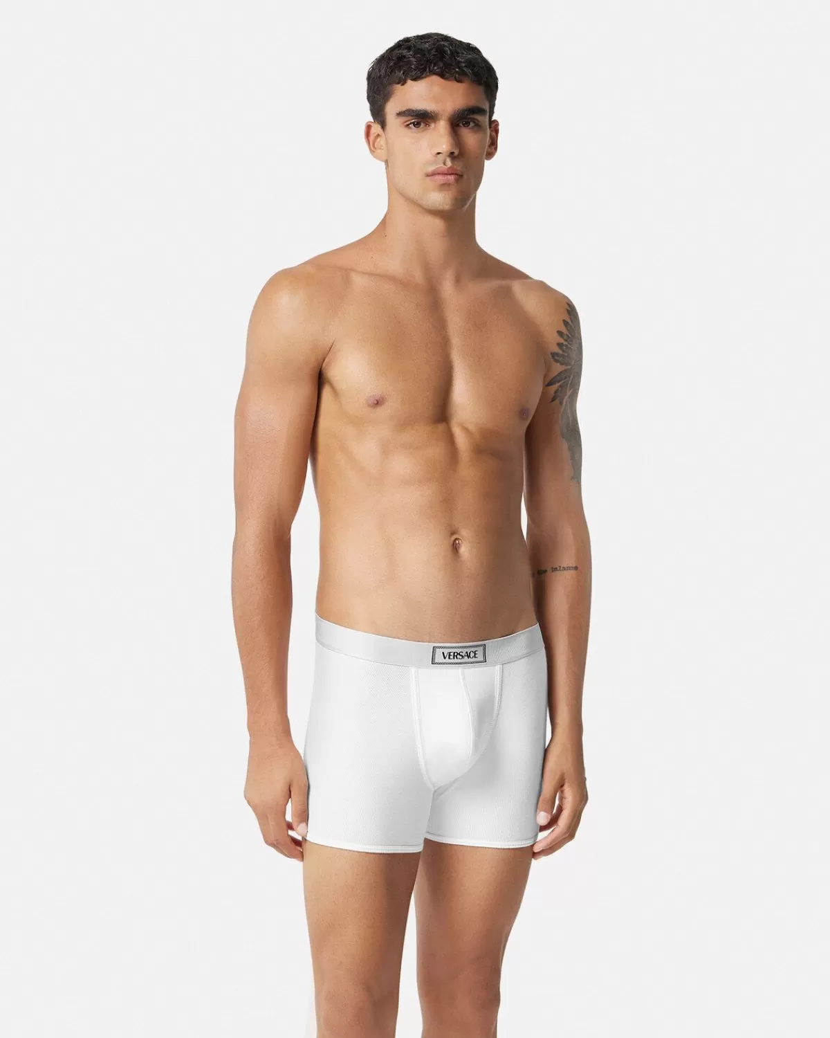 Homme Versace Boxer Long Cotele 90S Logo