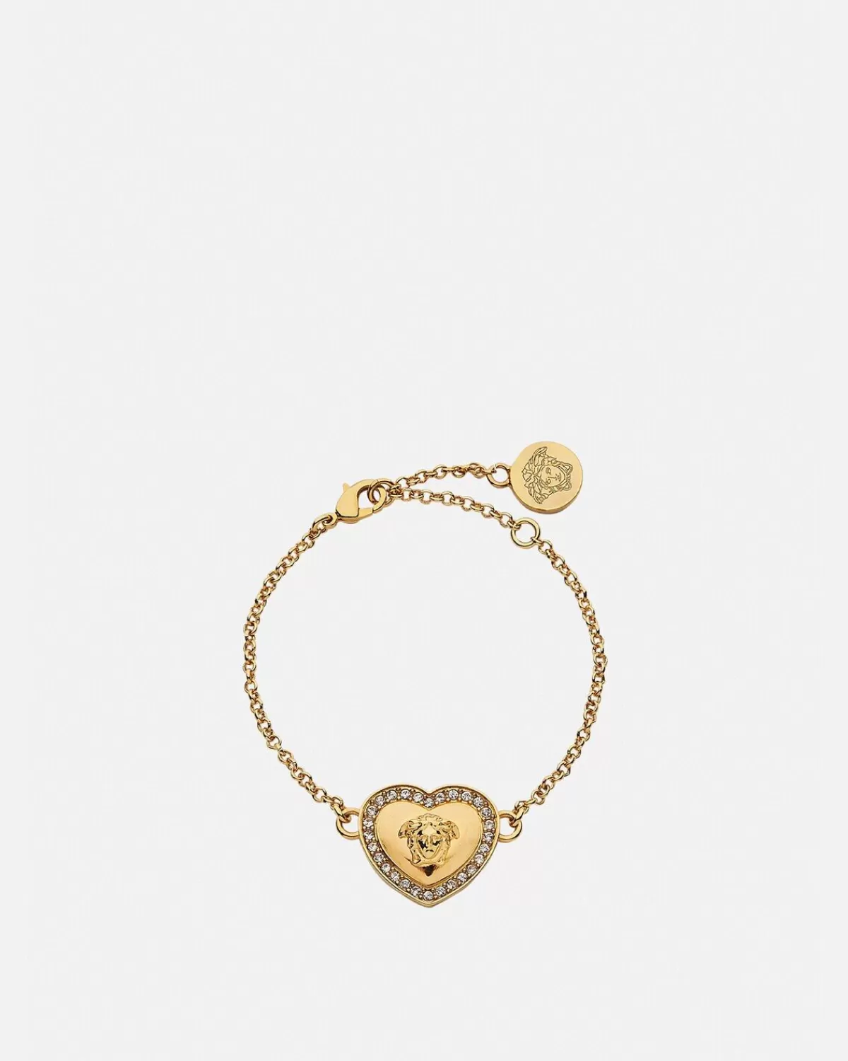 Enfant Versace Bracelet Avec Coeur A Cristaux Medusa Kids