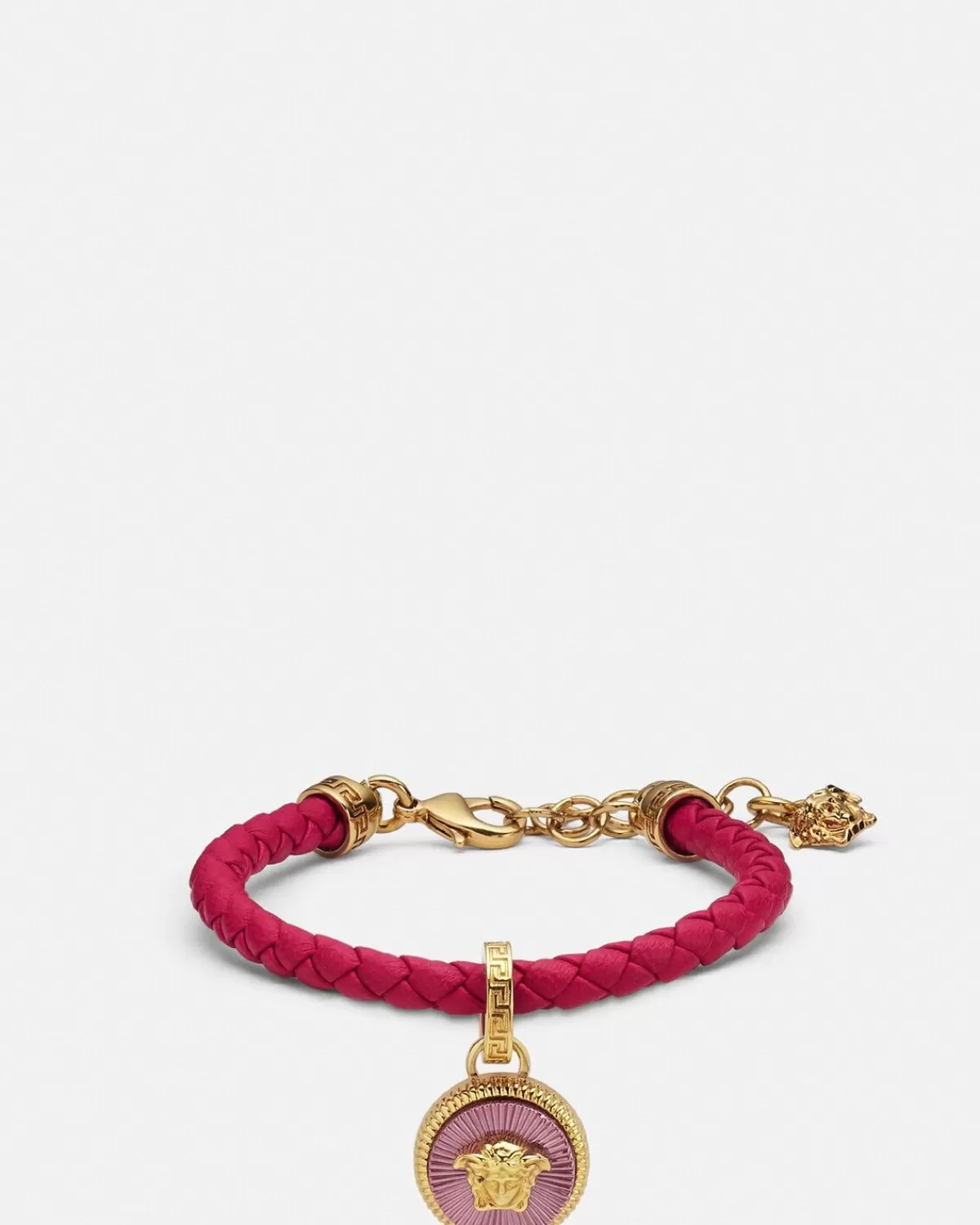 Femme Versace Bracelet En Cuir Medusa Biggie