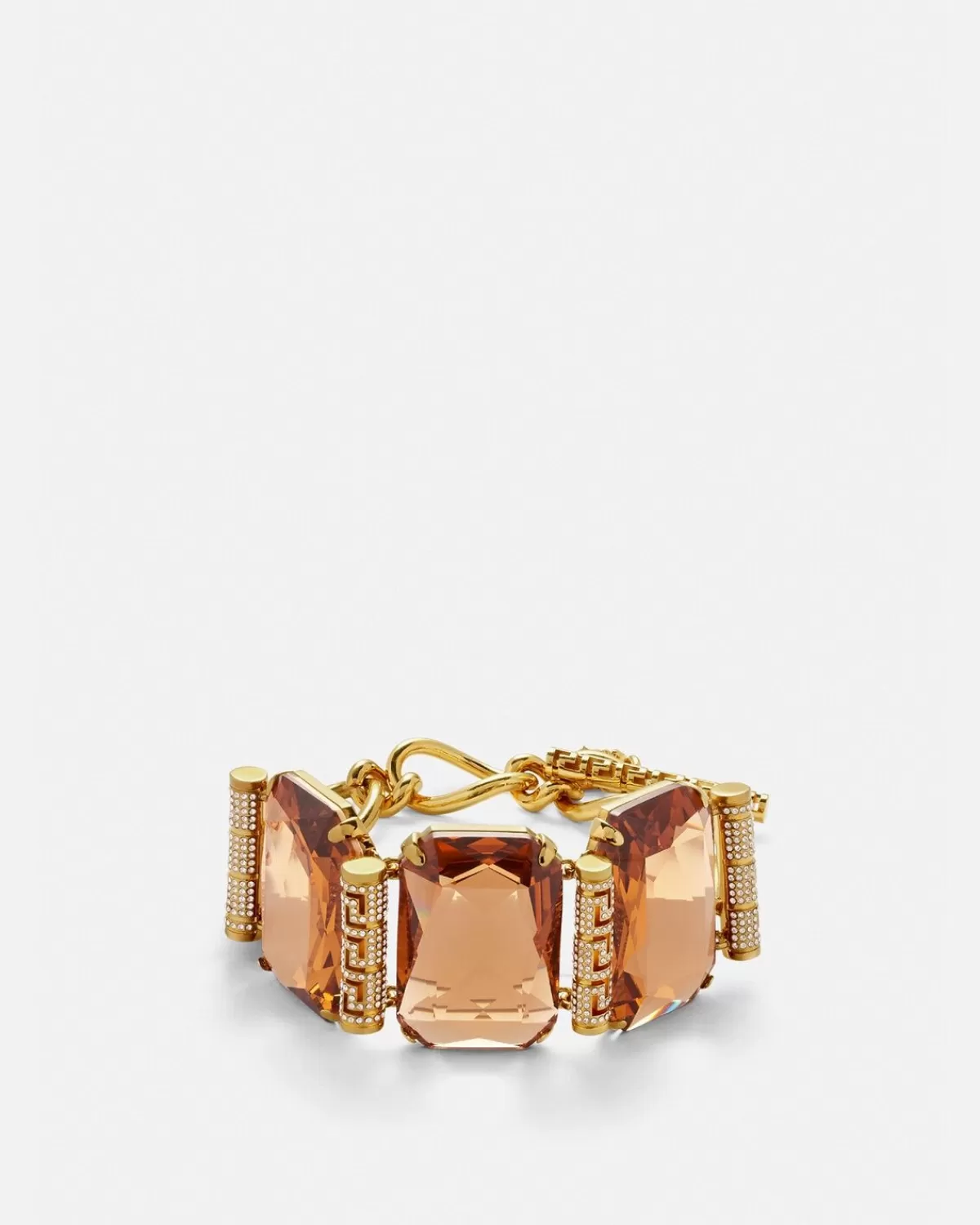 Femme Versace Bracelet Greca Avec Cristaux